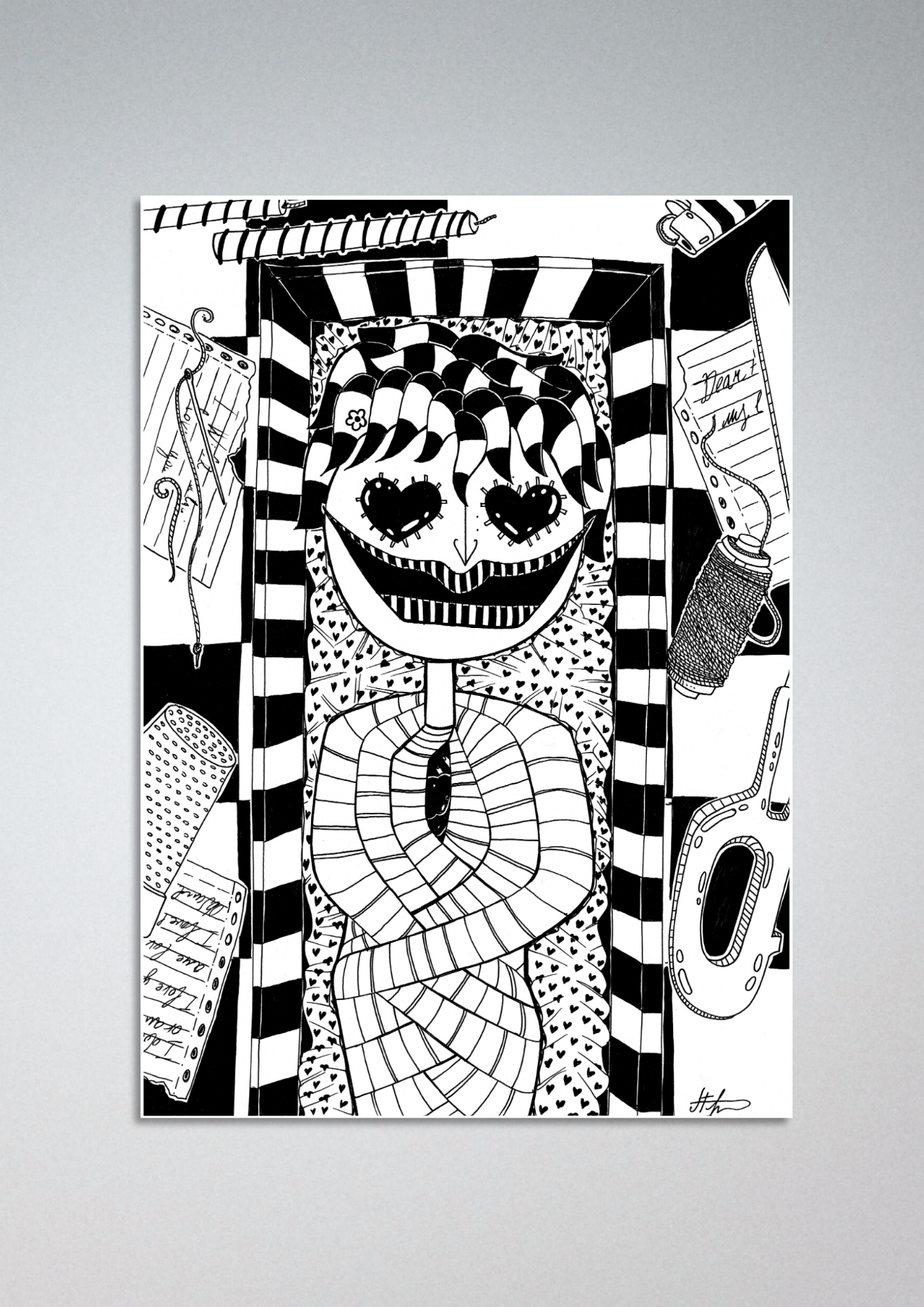 #78 Crazy love - Gilcèe Print