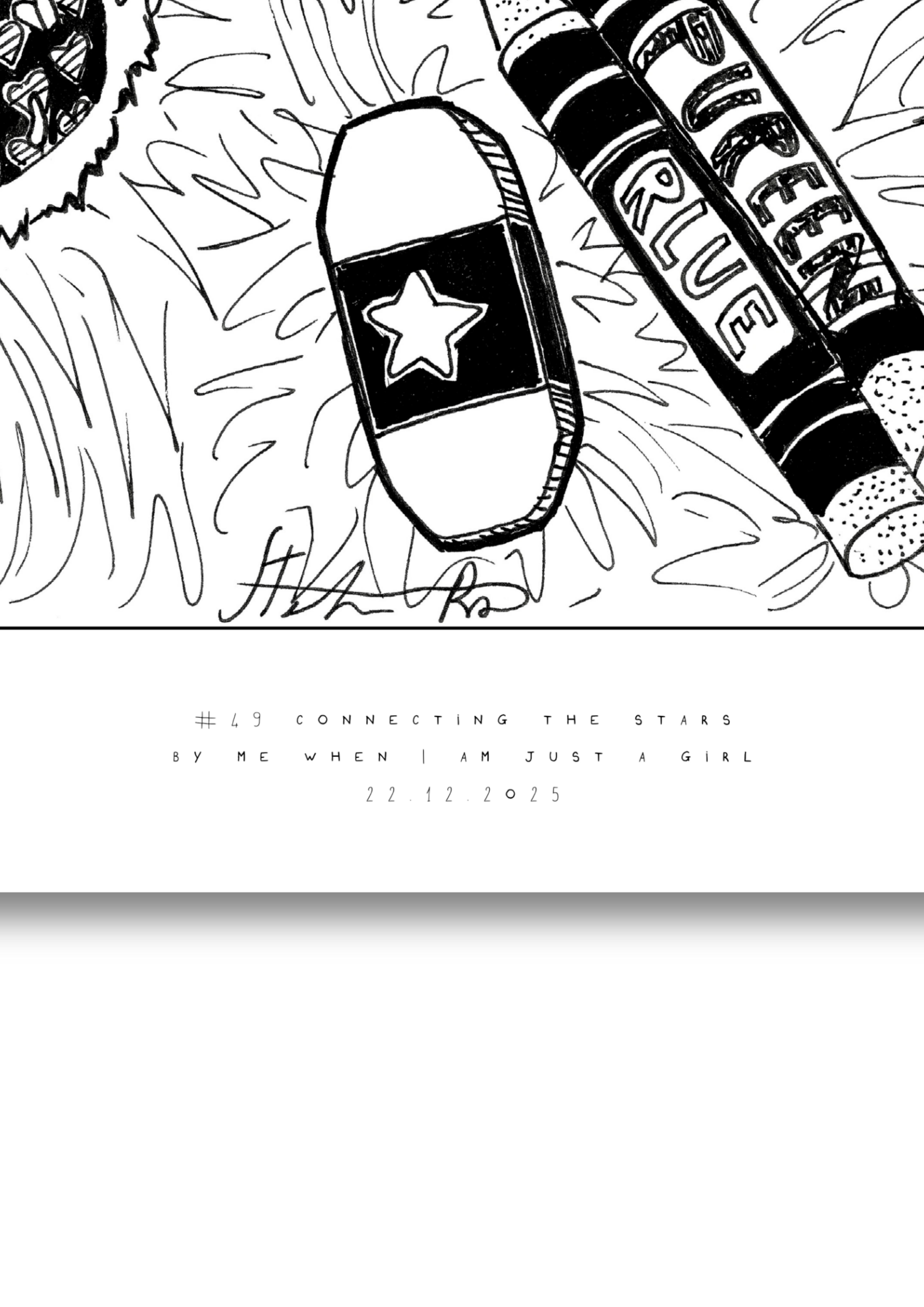 #49 Connect the stars - Semi-Glossy Paper Posterr