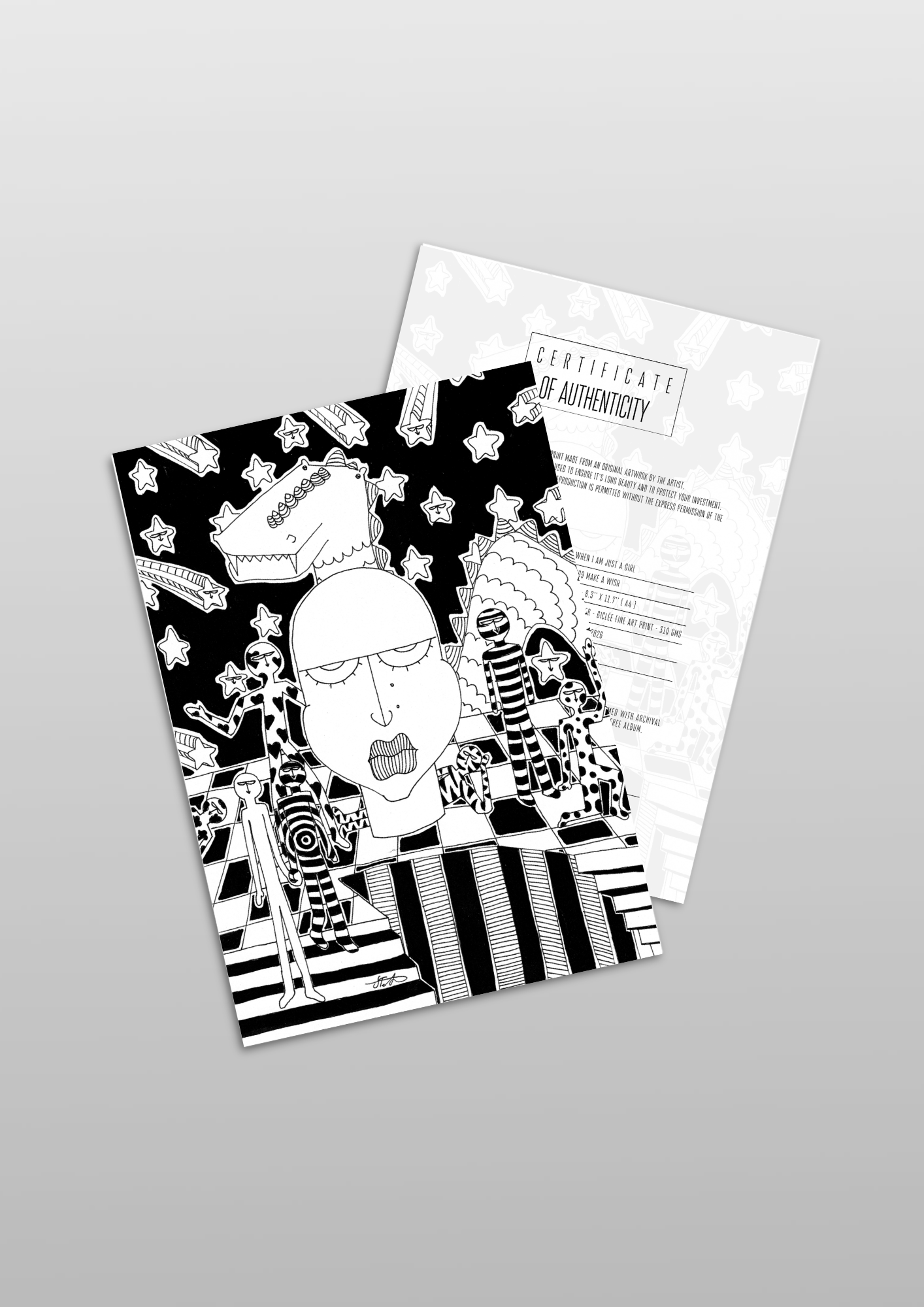 #99 Make a wish - Gilcèe Print