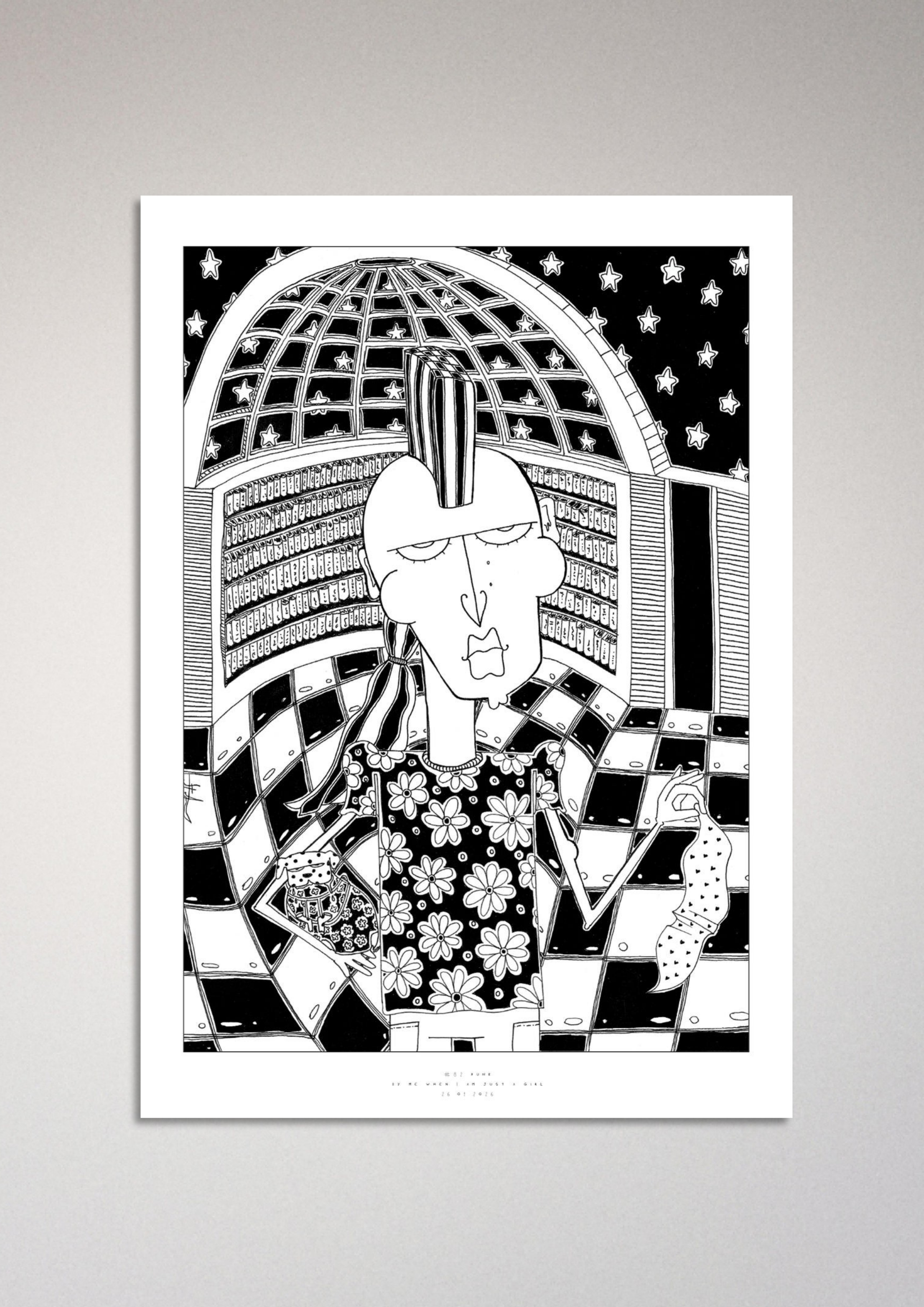 #82 - Punk - Semi-Glossy Paper Post