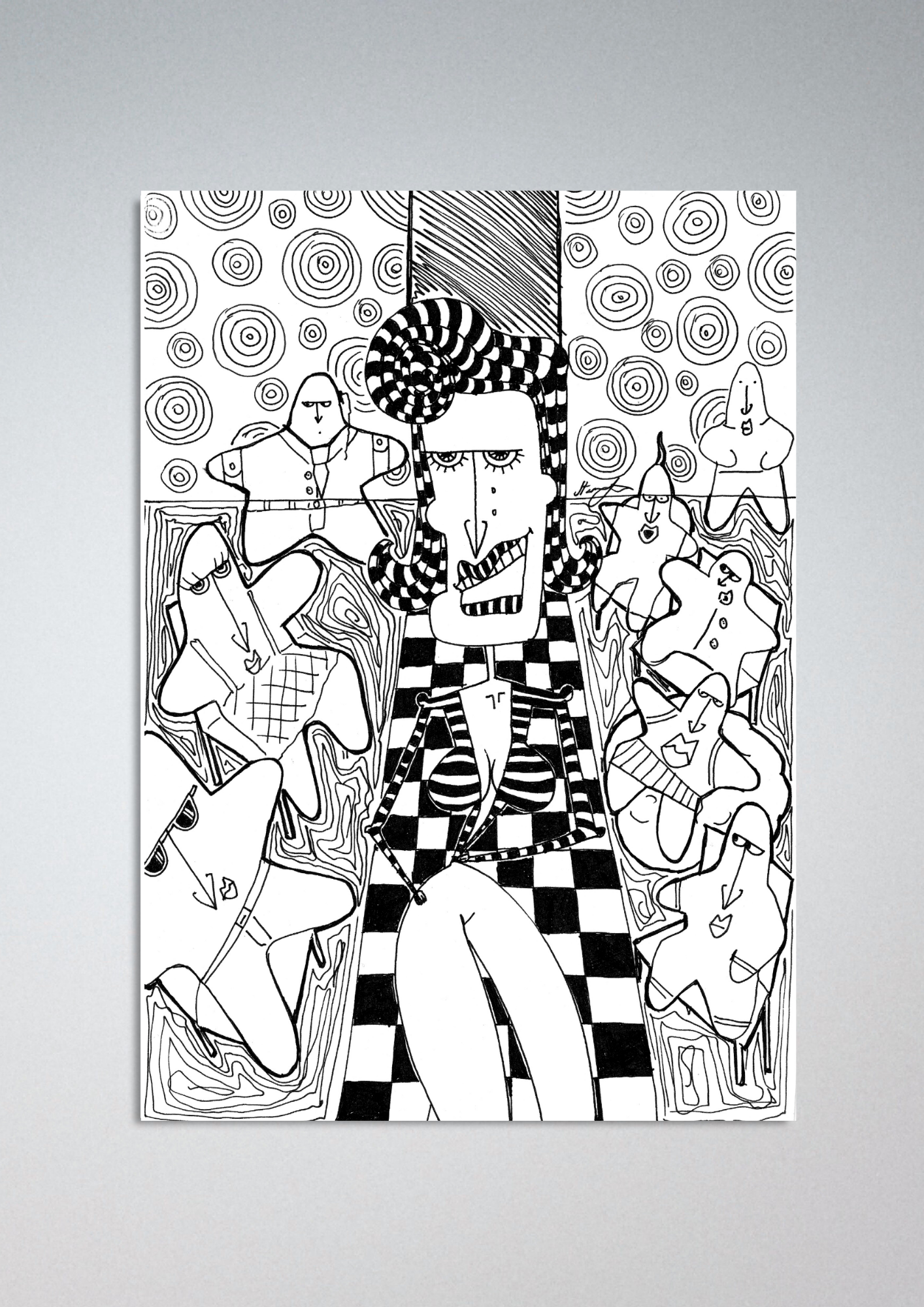 #6 Runway, stars, beanbag - Gilcèe Print