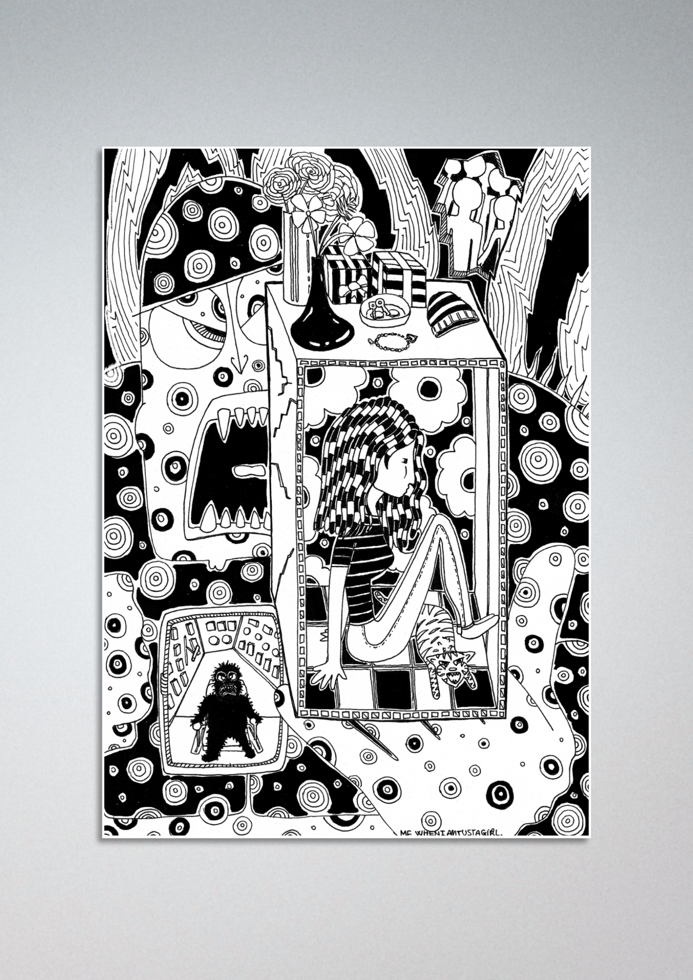 #105 Meant to be free - Gilcèe Print