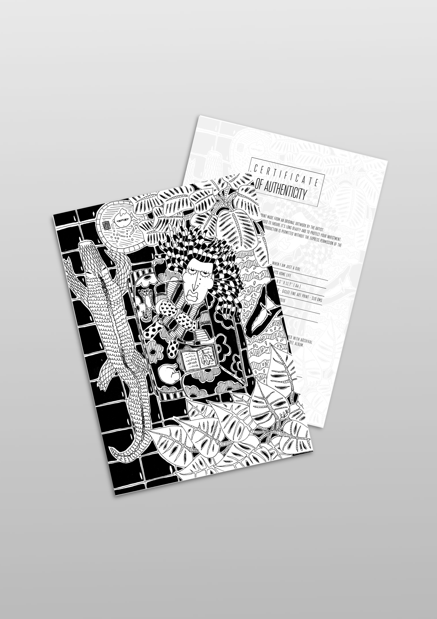 #73 Home life - Gilcèe Print