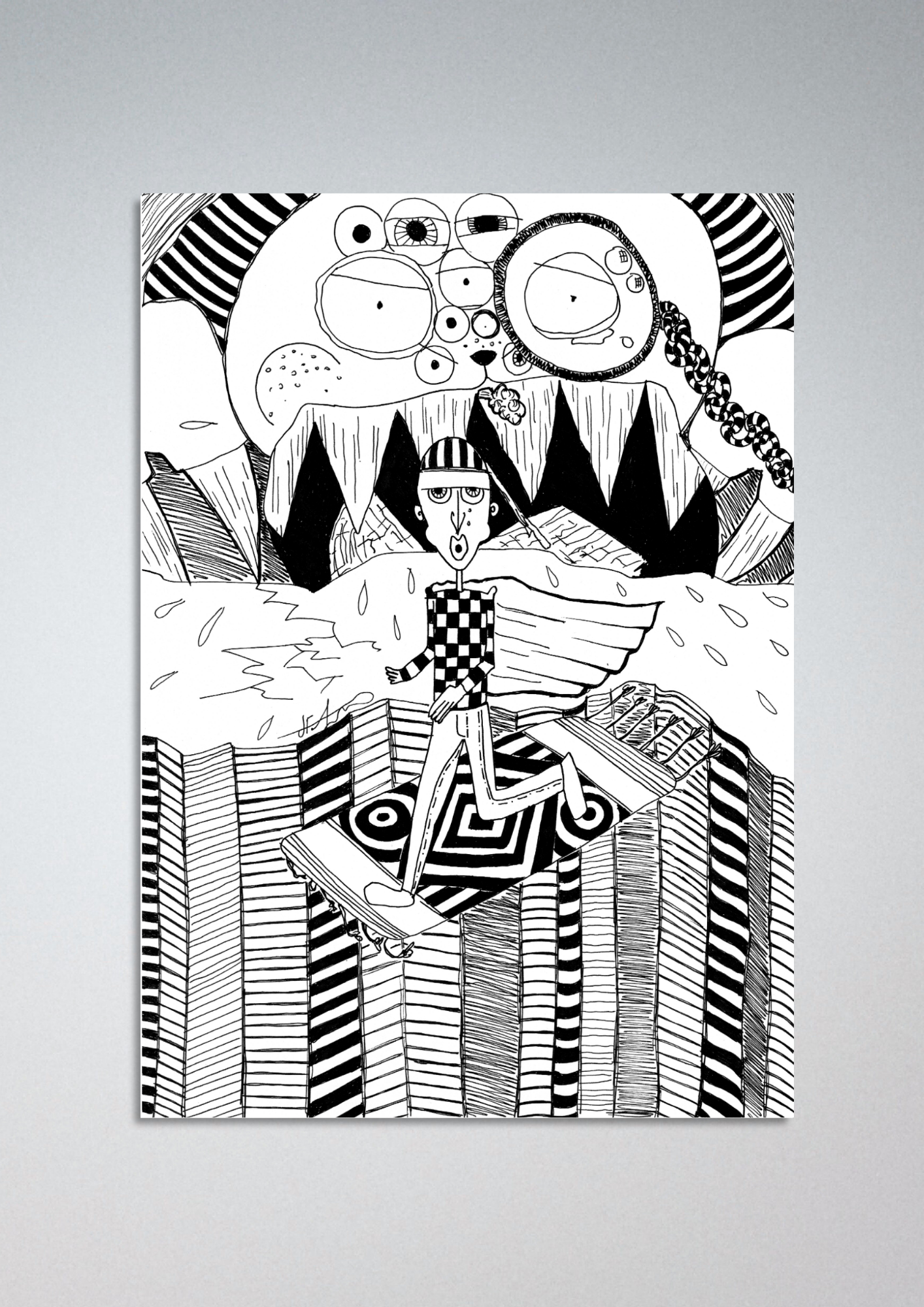 #9 Monster and broccoli - Gilcèe Print