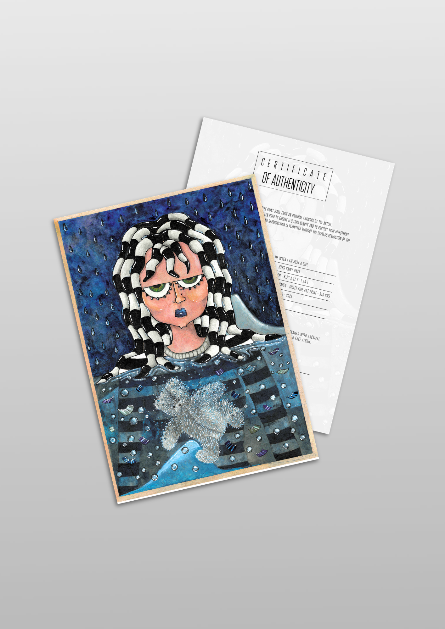 #166 Rainy days - Giclèe Print