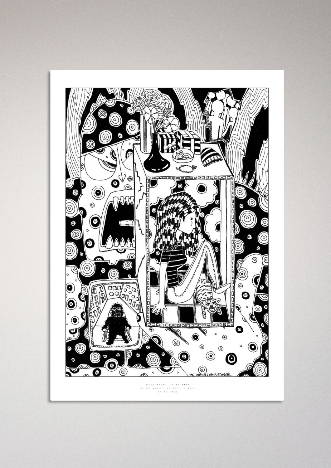 #105 - Meant to be free - Semi-Glossy Paper Post