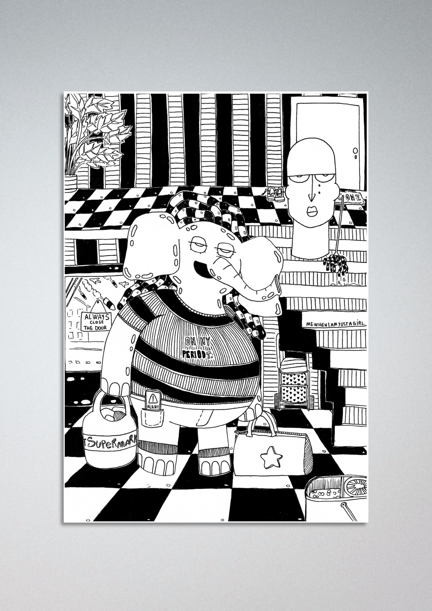 #110 A normal day - Gilcèe Print