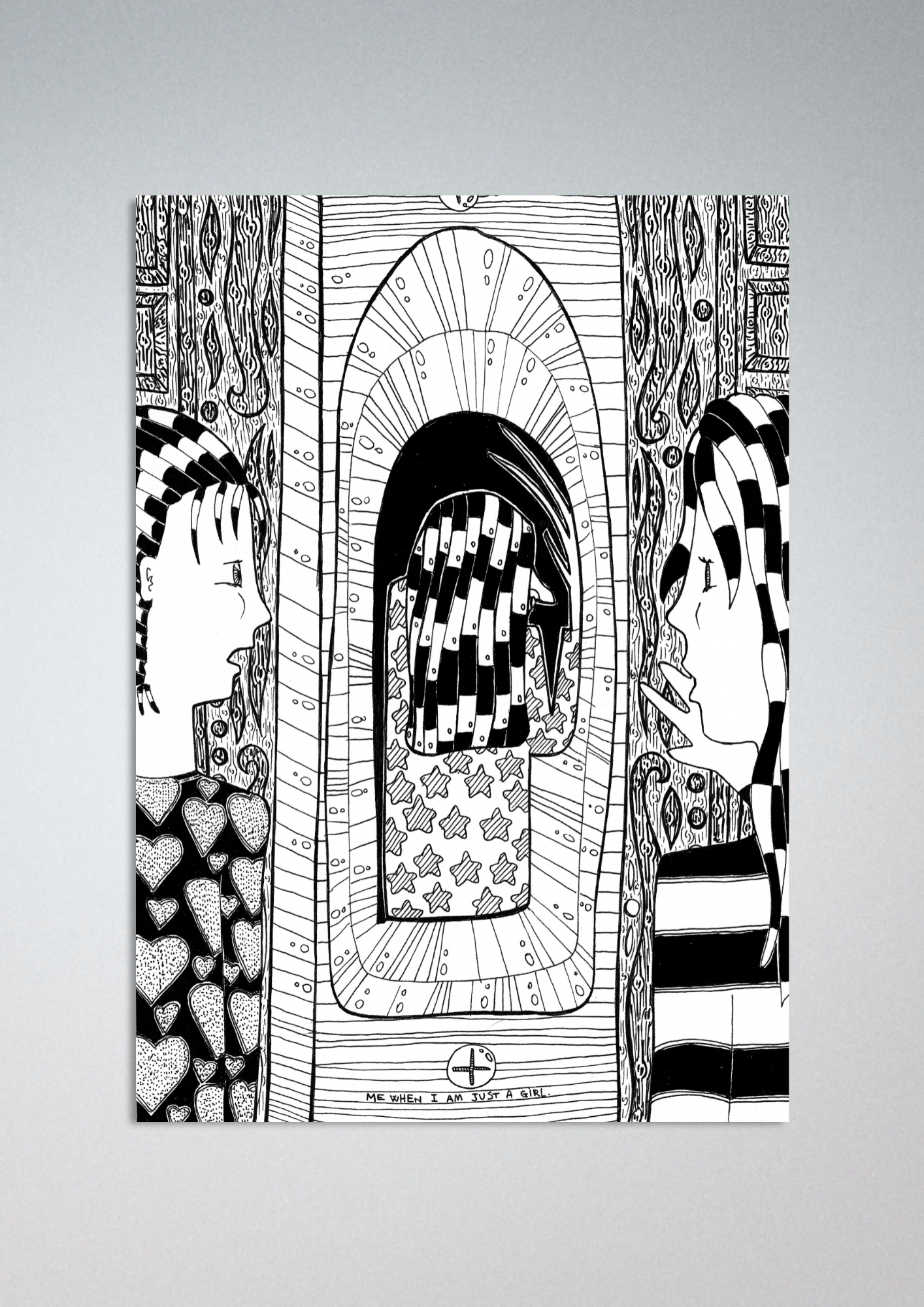 #118 The scary witch - Gilcèe Print