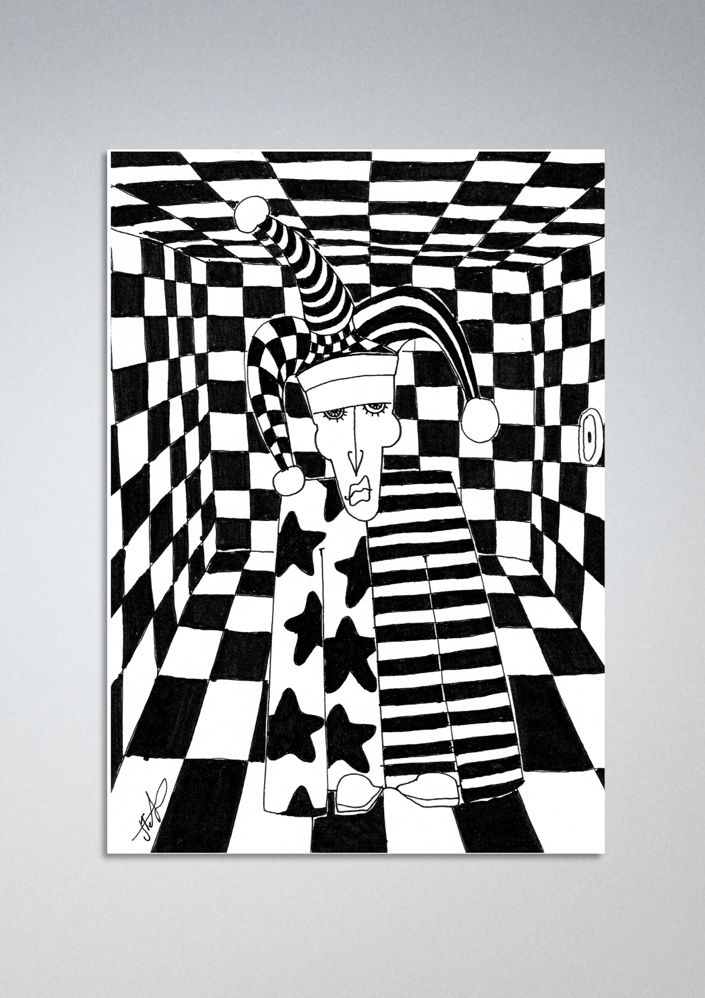 #19 Jack waiting in the box - Gilcèe Print