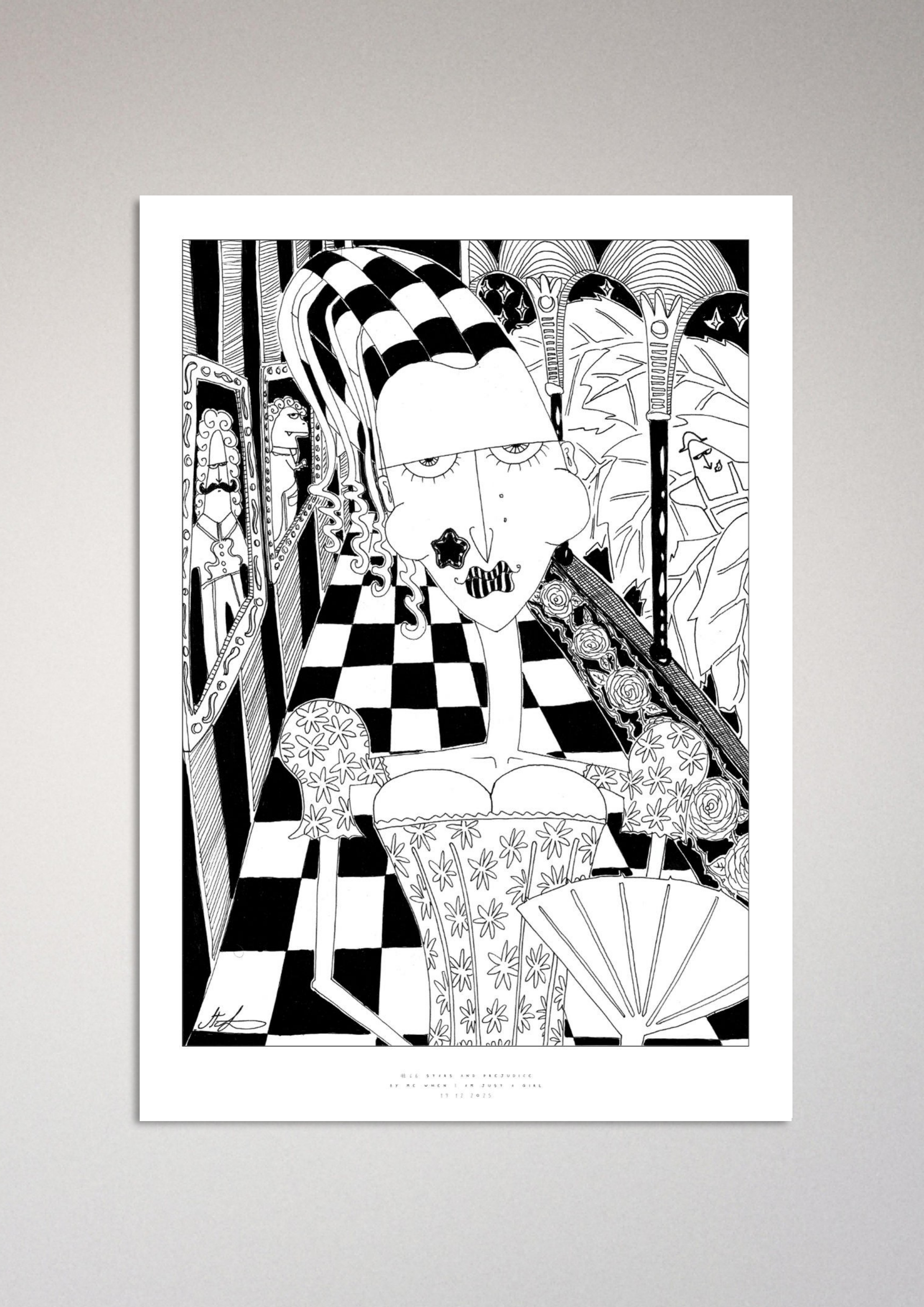 #46 Stars and prejudice - Semi-Glossy Paper Poster