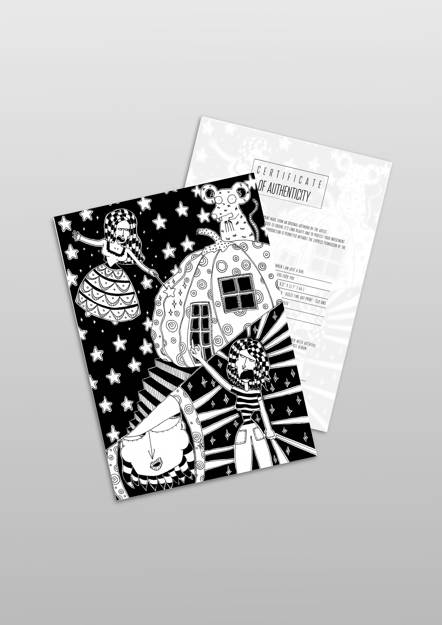 #95 Fuck you - Gilcèe Print