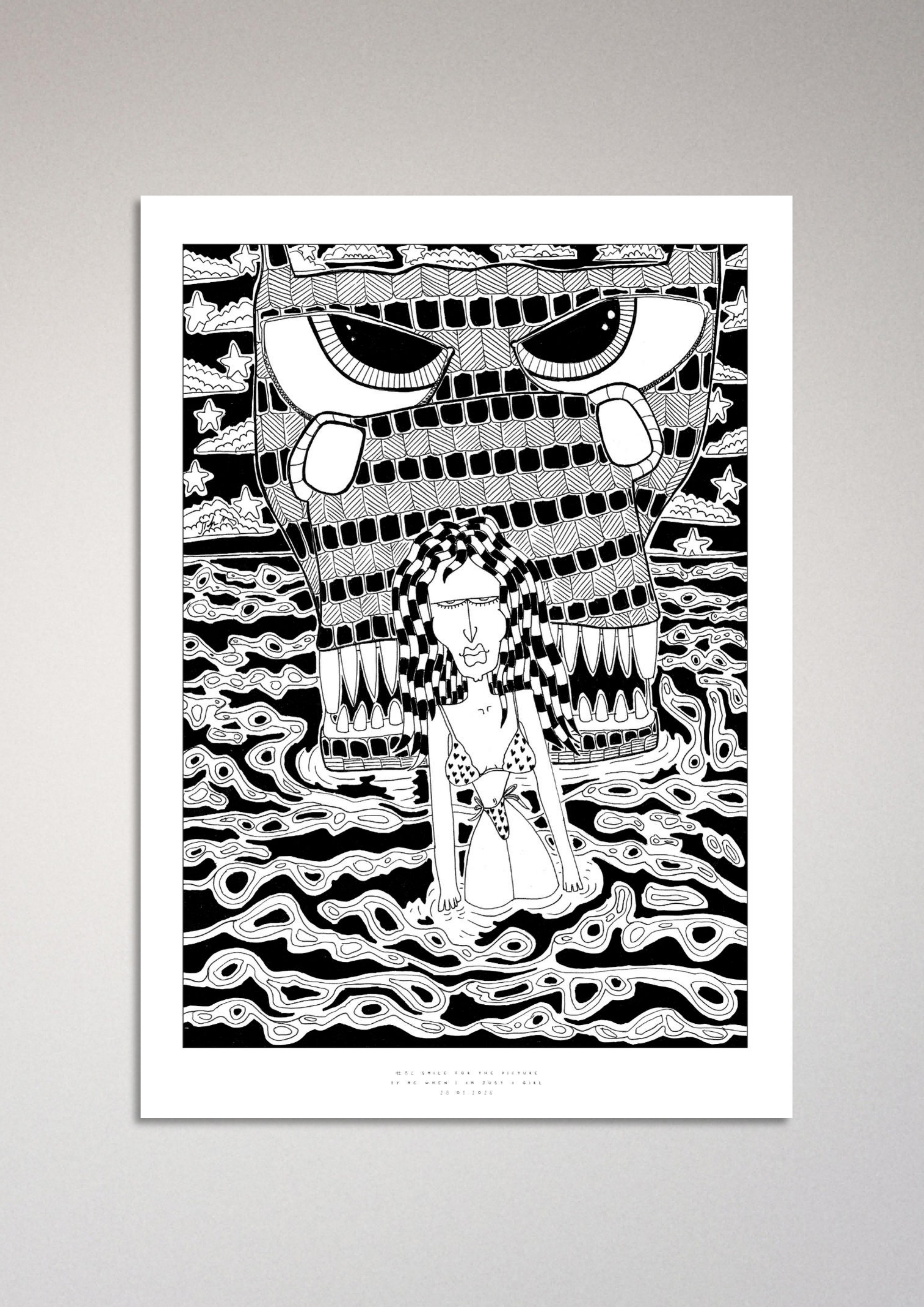 #84 - Smile for the picture - Semi-Glossy Paper Post