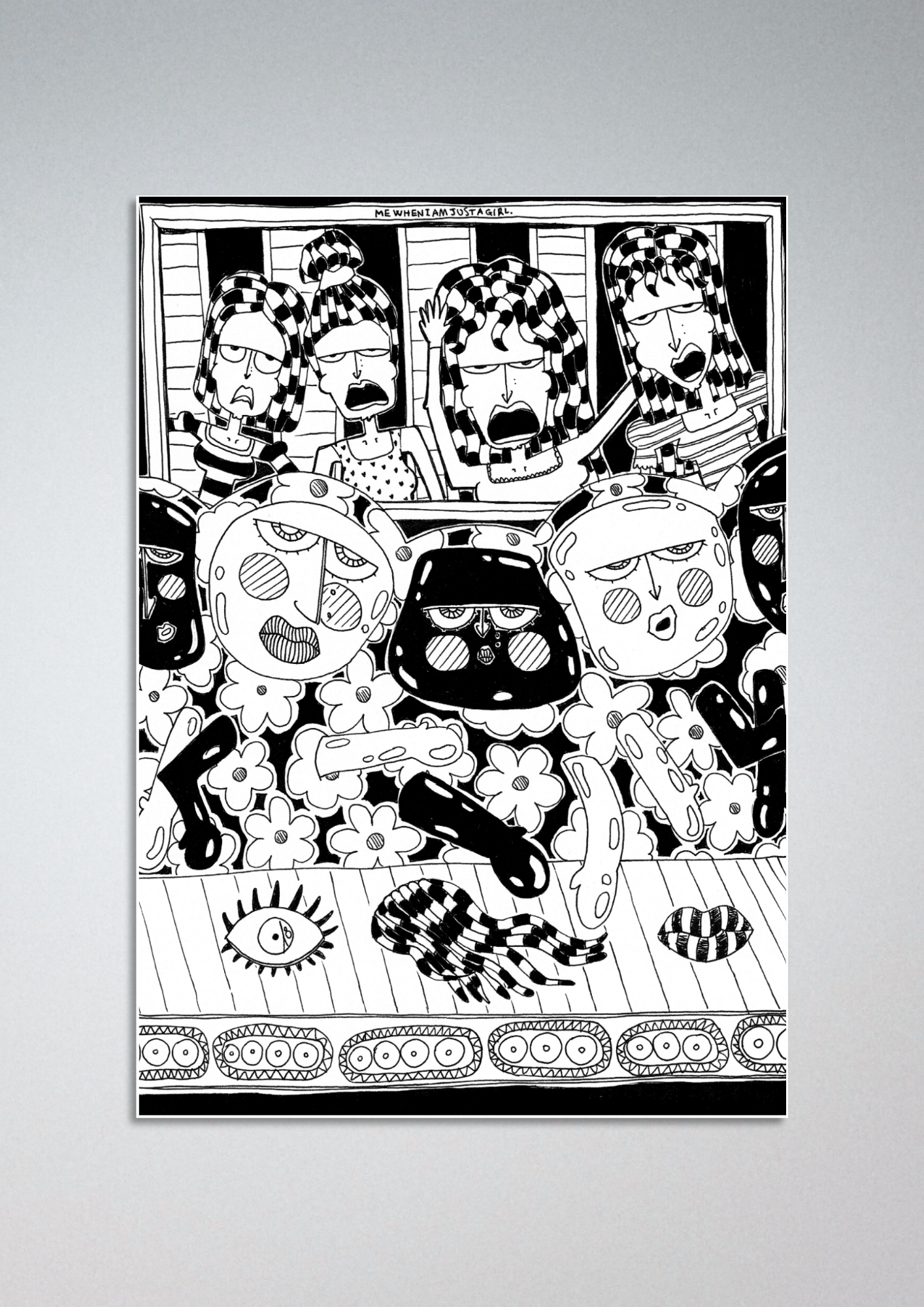 #109 The creepers - Gilcèe Print