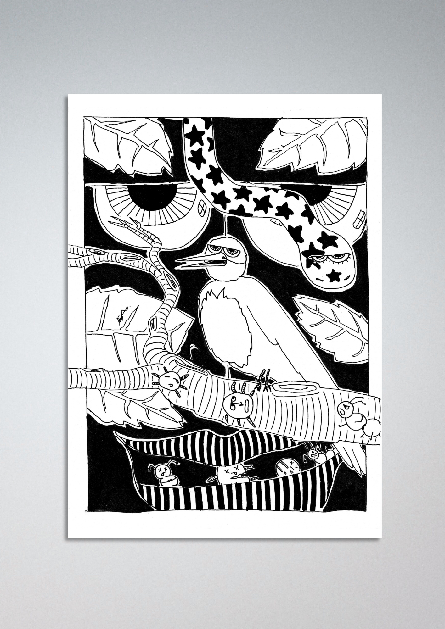 #18 They are all angry with him - Gilcèe Print