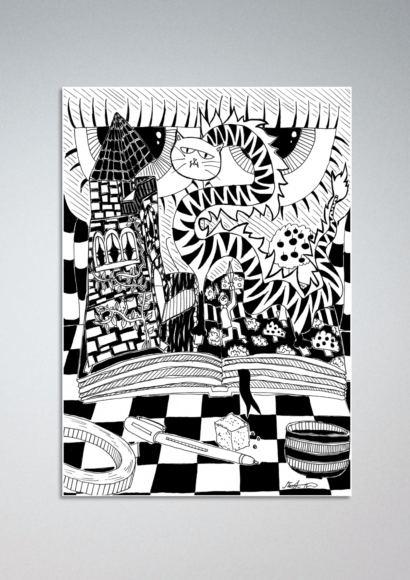 #56 The pop up book - Gilcèe Print