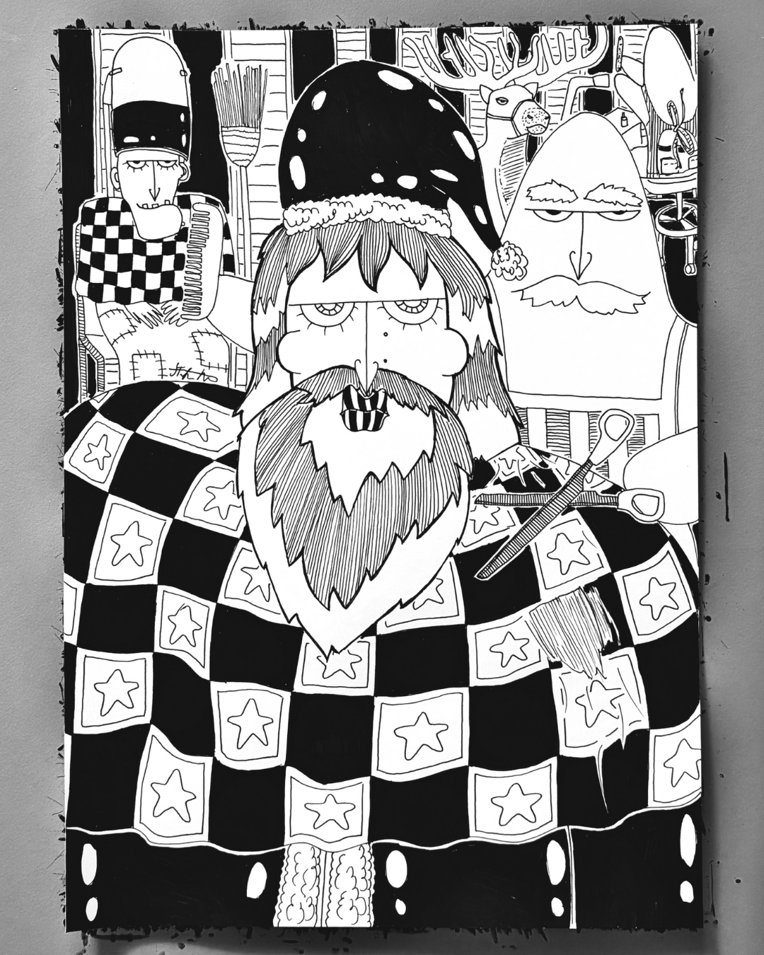 #52 The christmas barber stars shop