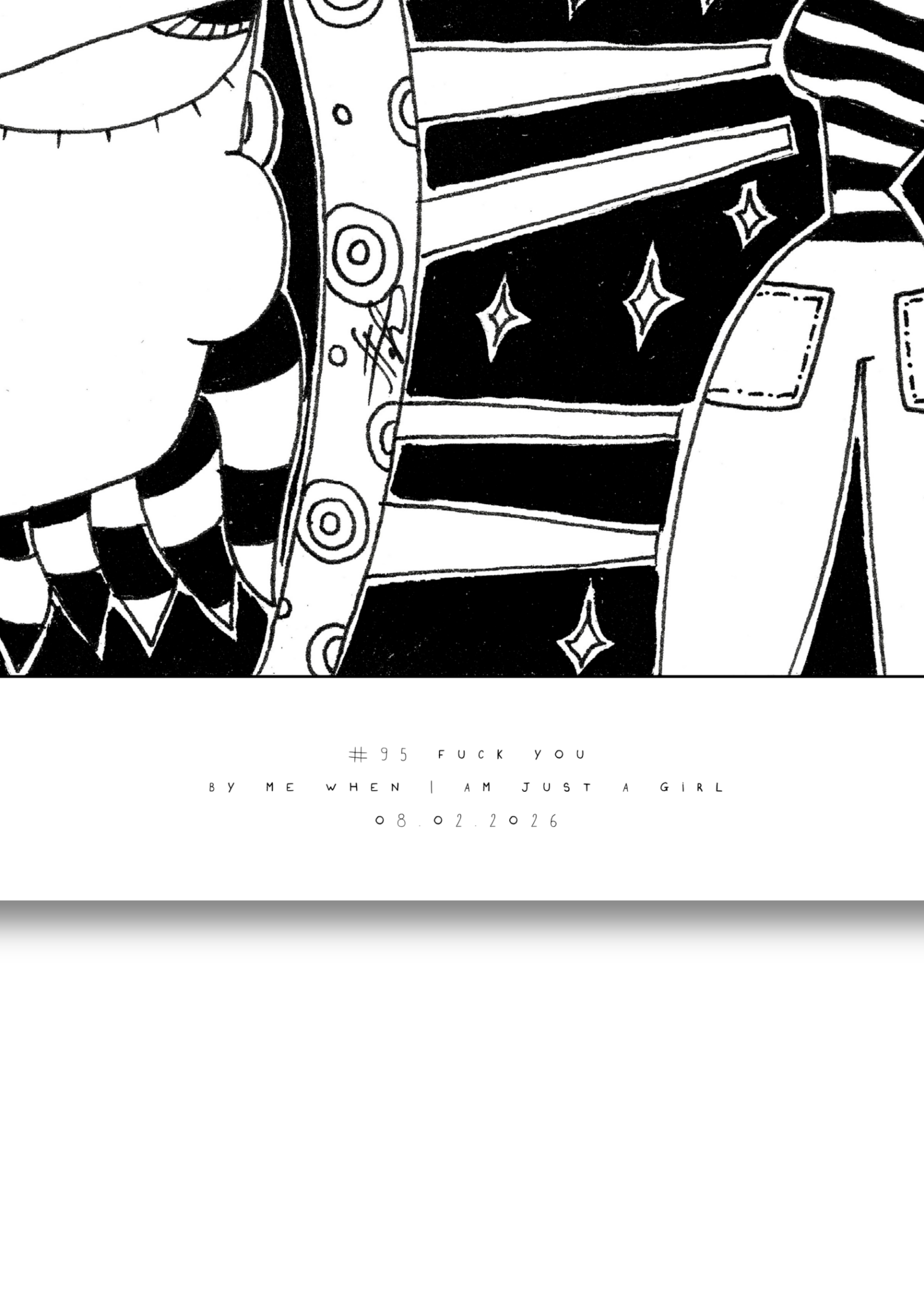 #95 - F*ck you - Semi-Glossy Paper Post