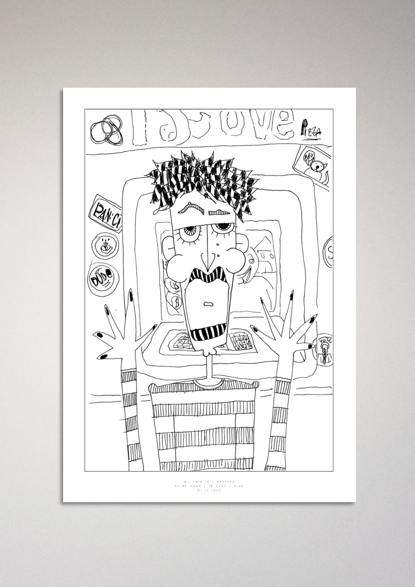 #1 This is a robbery  - Semi-Glossy Paper Poster