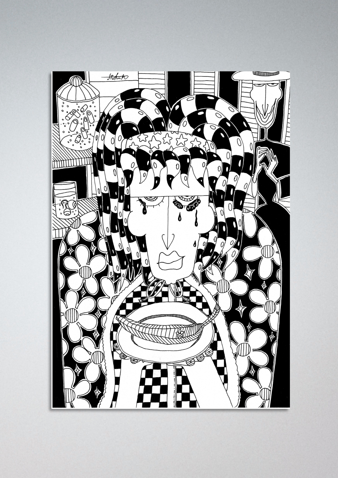 #61 The evil one - Gilcèe Print