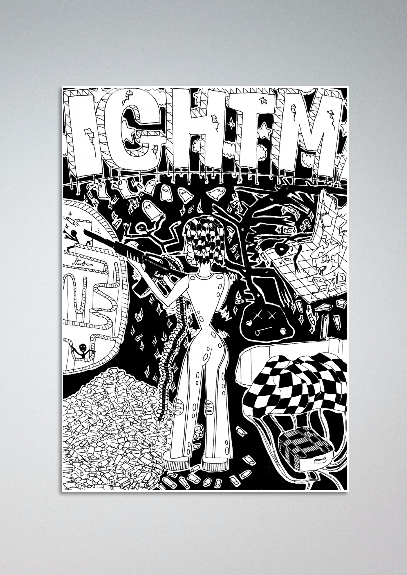 #54 Mission nightmare land - chapter two - Gilcèe Print