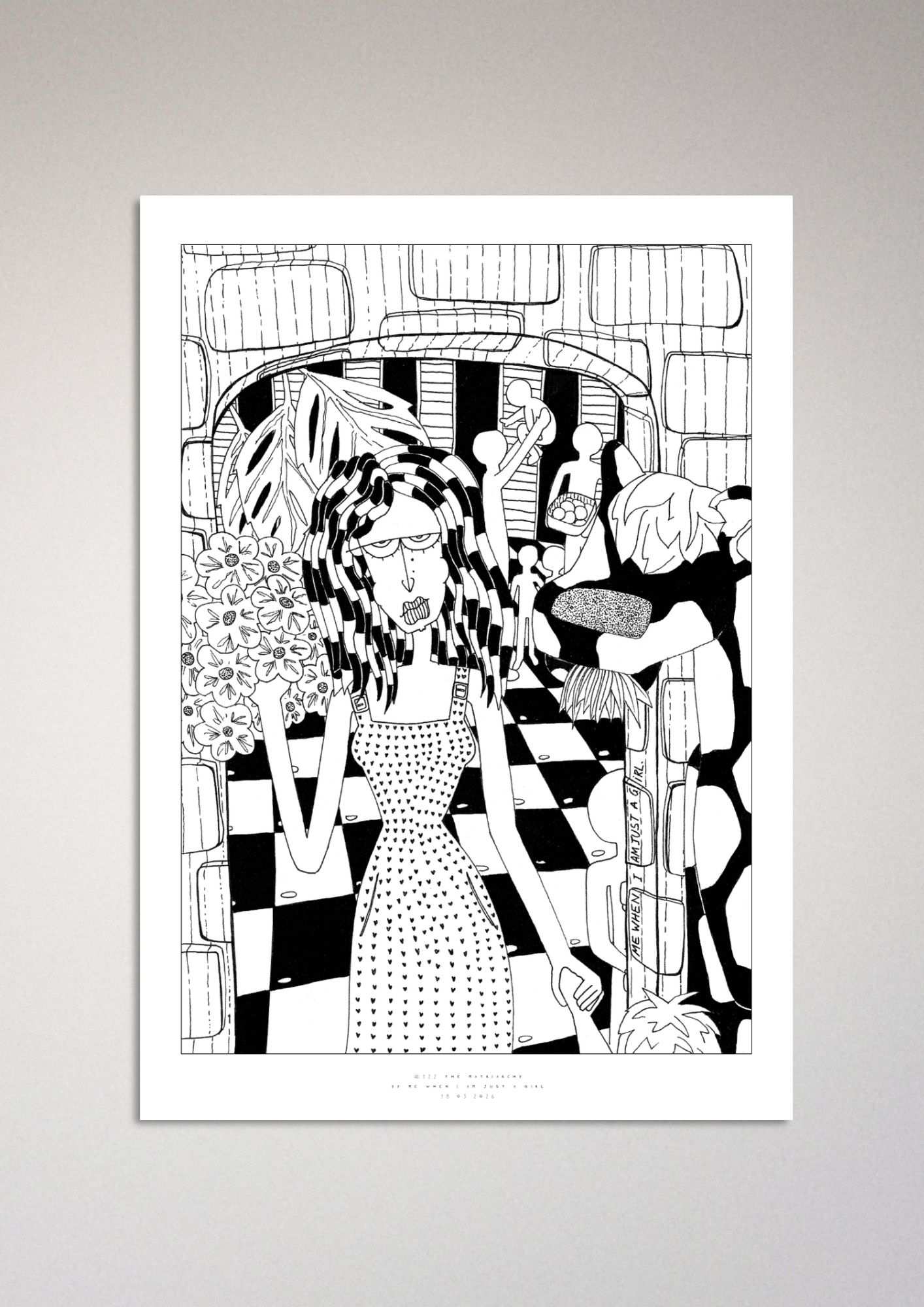 #122 The matriarchy -  Semi-Glossy Paper Poster