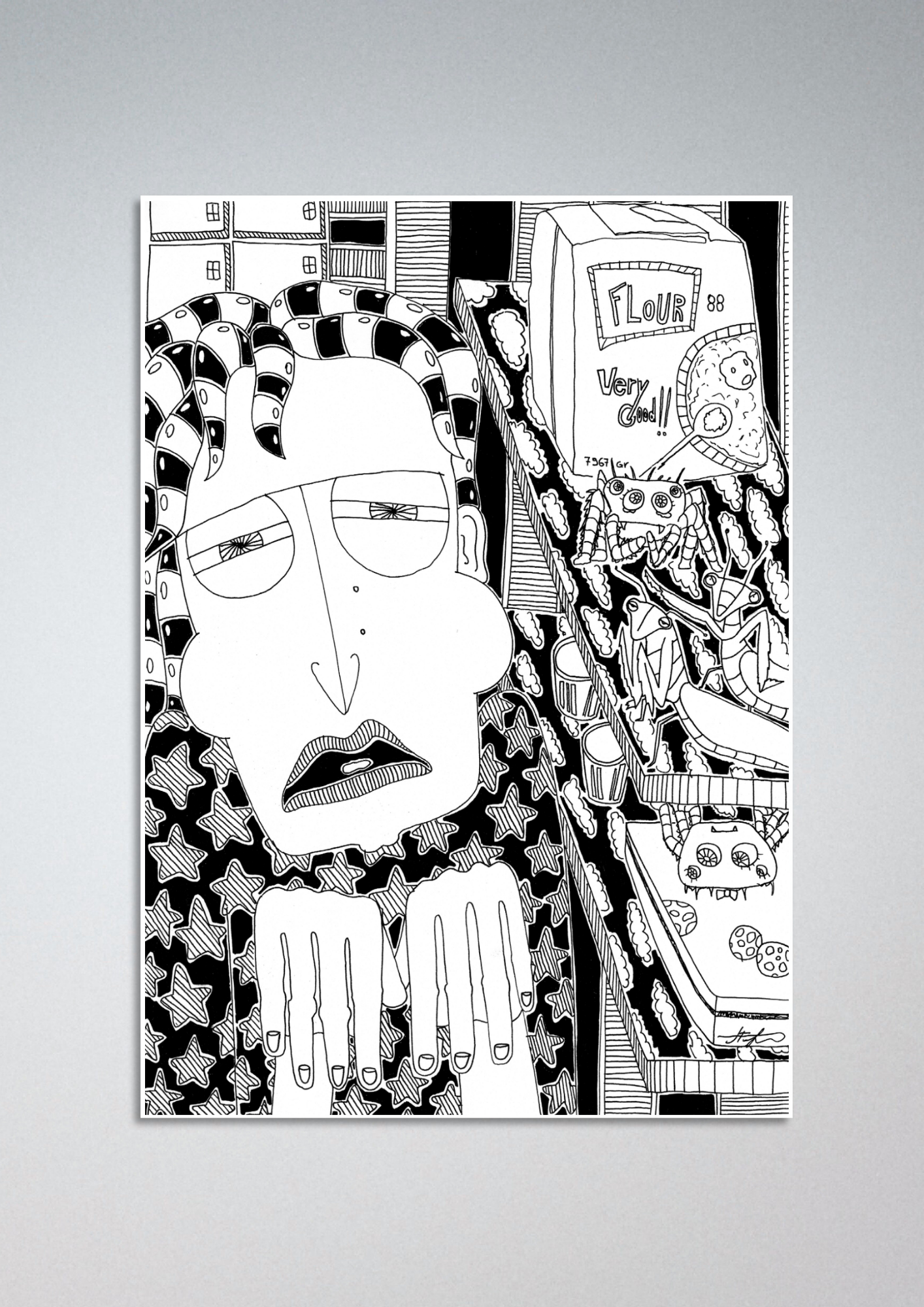 #63 Why don't you look in the mirror - Gilcèe Print