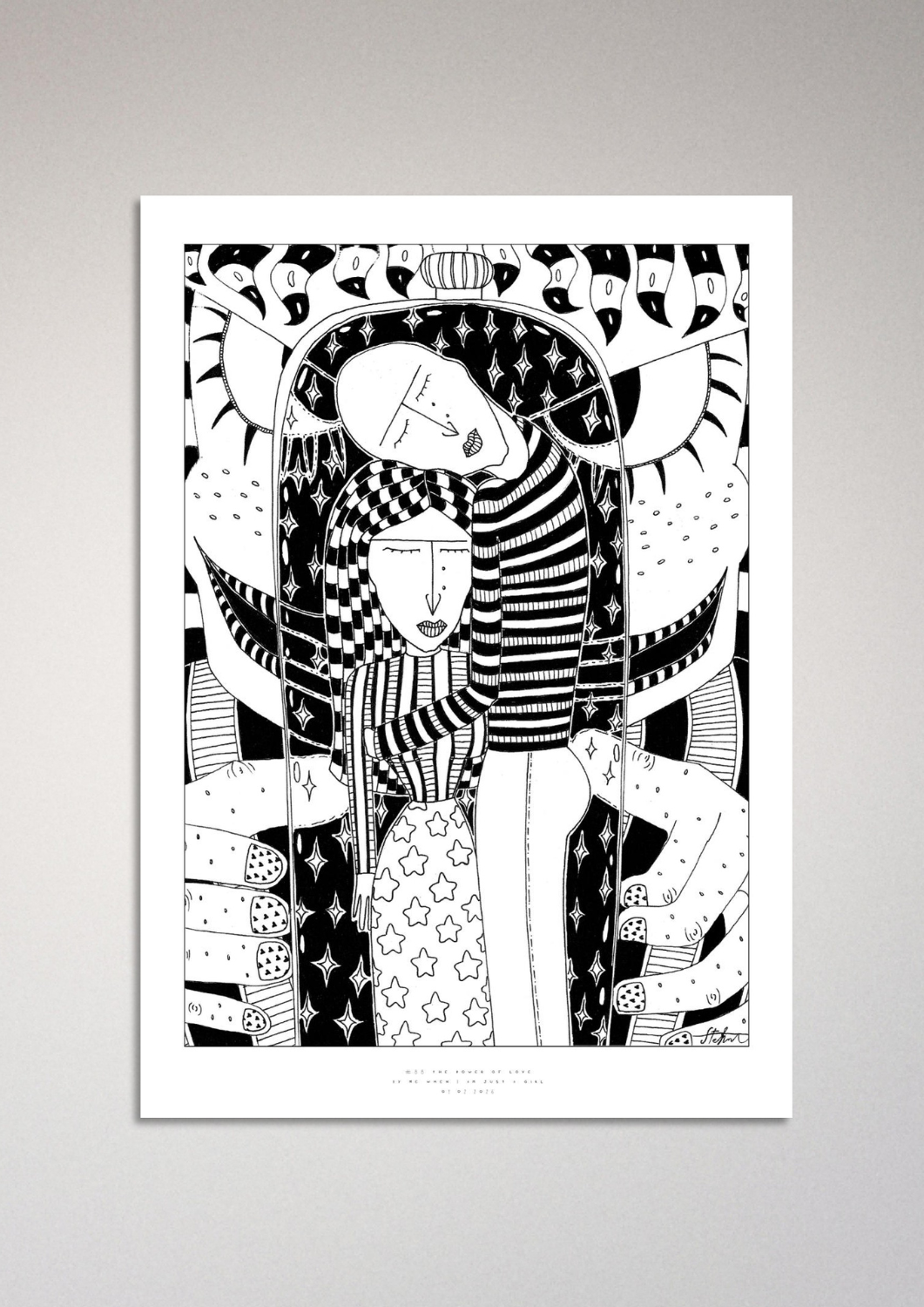 #88 - The power of love - Semi-Glossy Paper Post