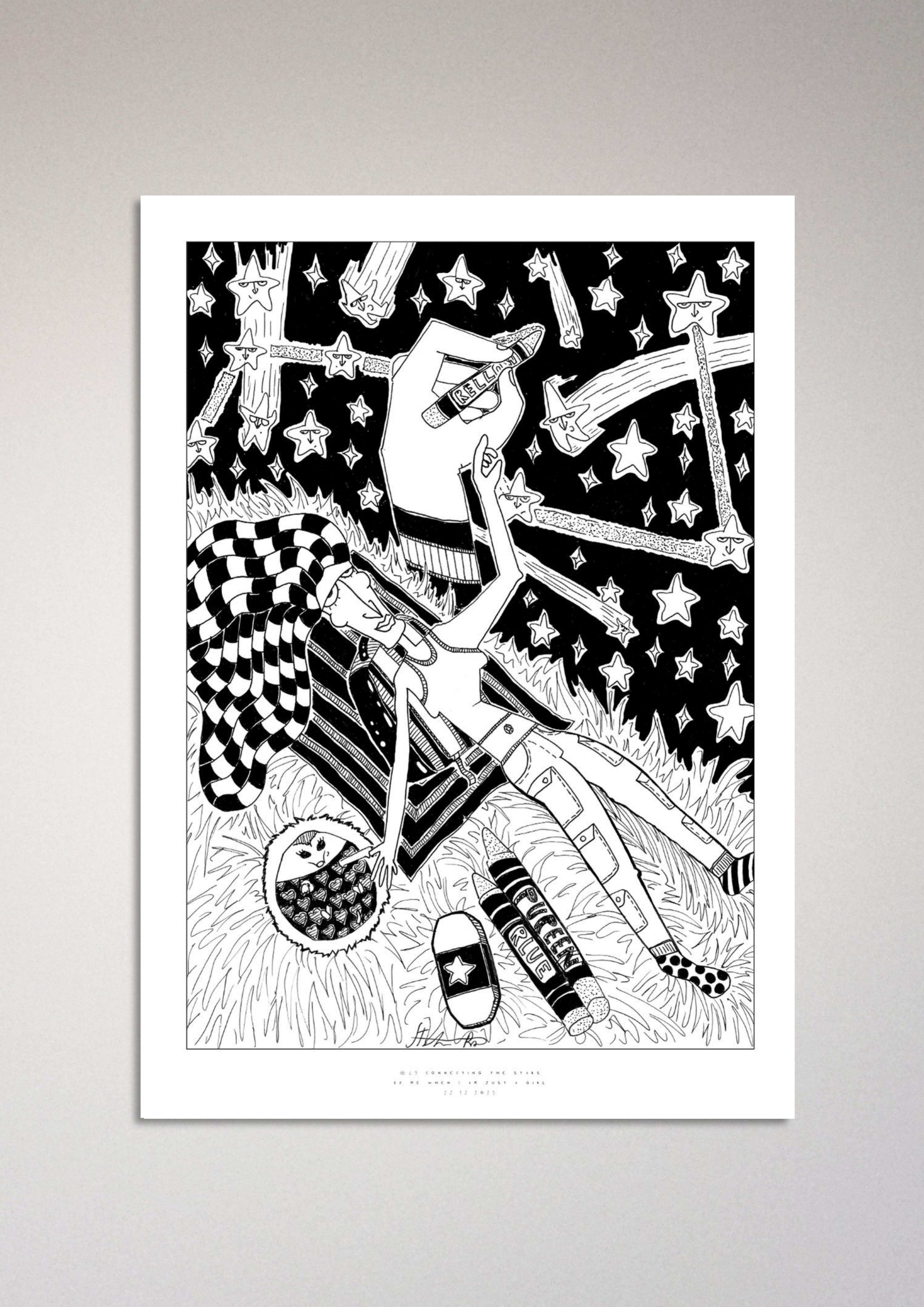 #49 Connect the stars - Semi-Glossy Paper Posterr