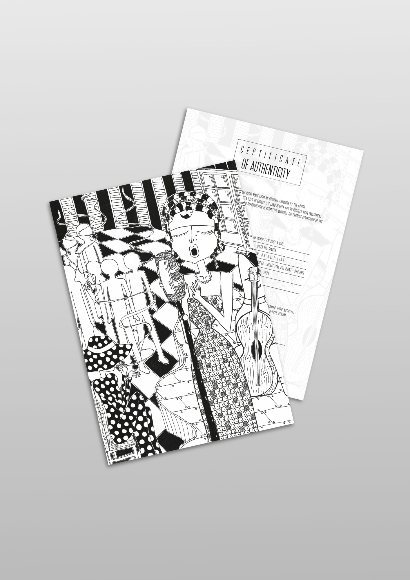 #123 The Singer - Giclèe Print