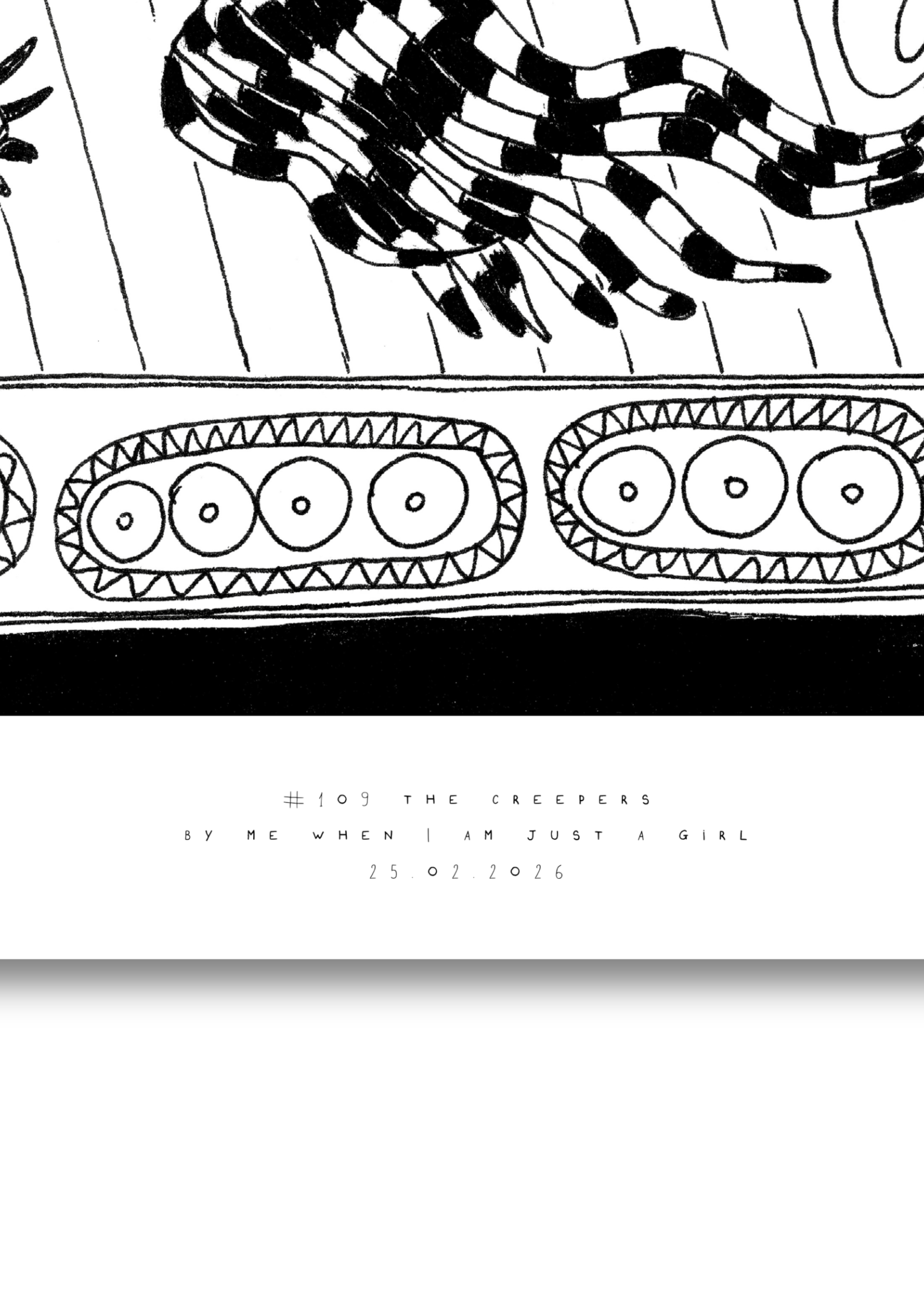 #109 - The creepers - Semi-Glossy Paper Post