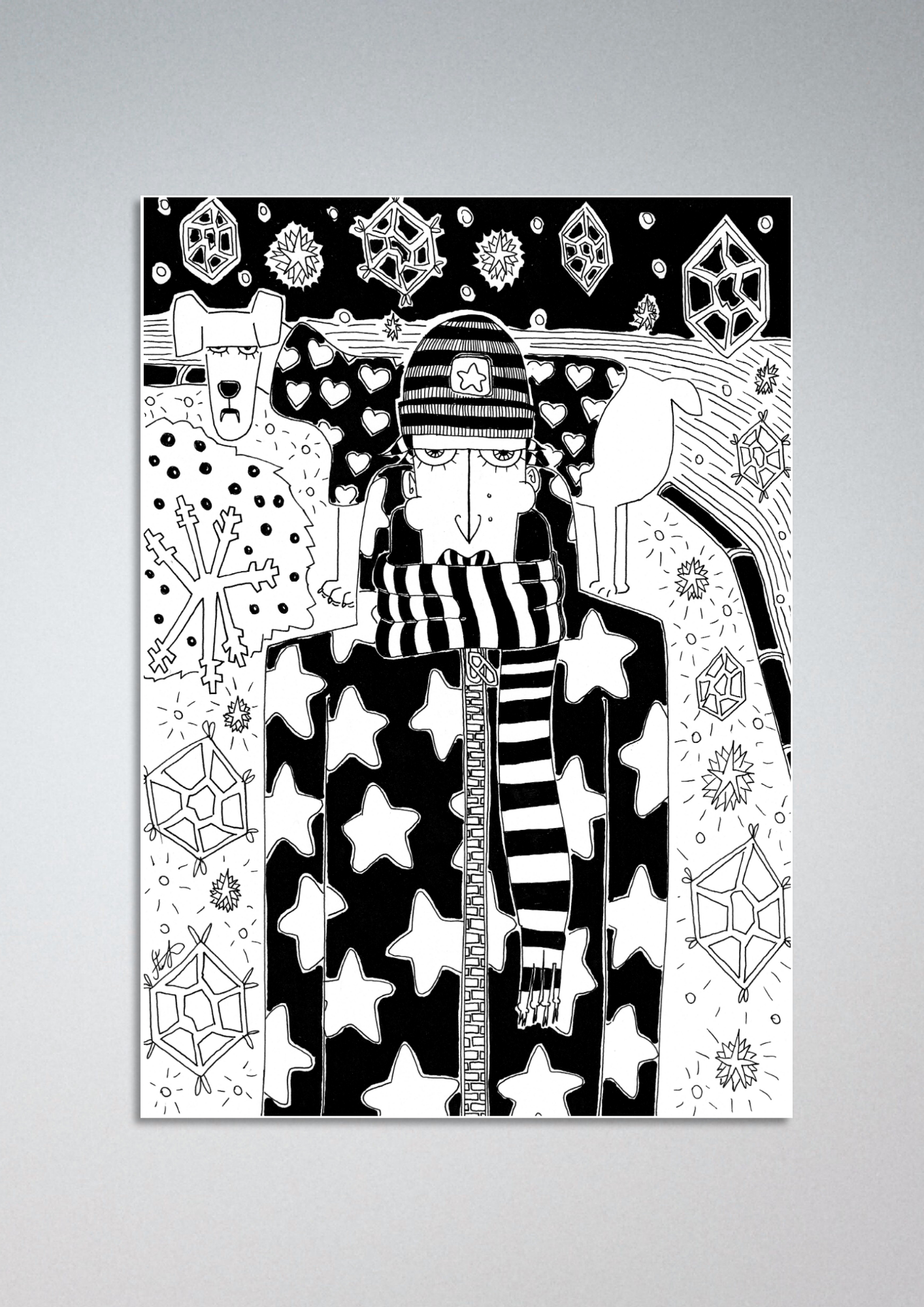 #26 Nobody likes when it's cold outside - Gilcèe Print