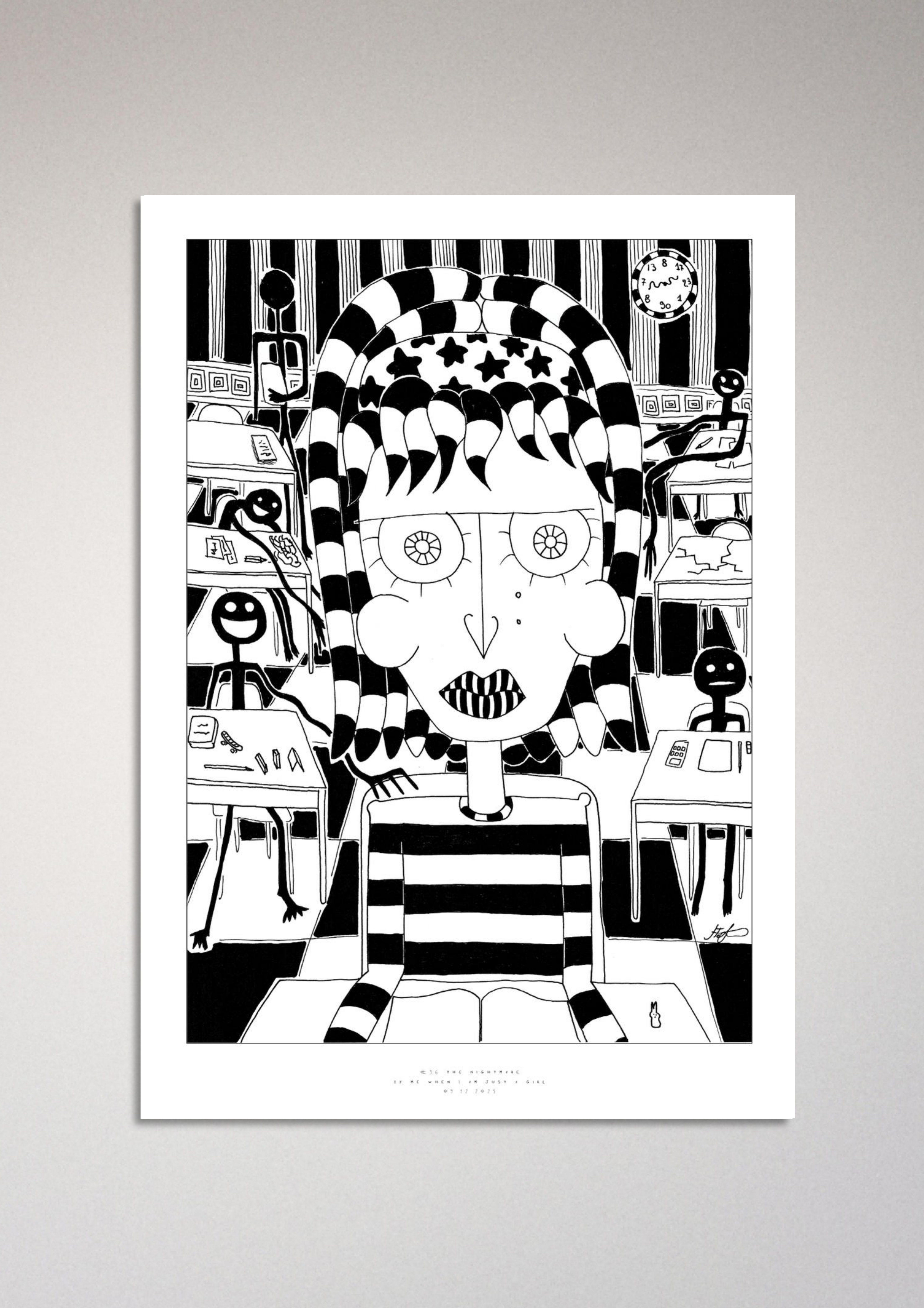 #36 The nightmare - Semi-Glossy Paper Poster