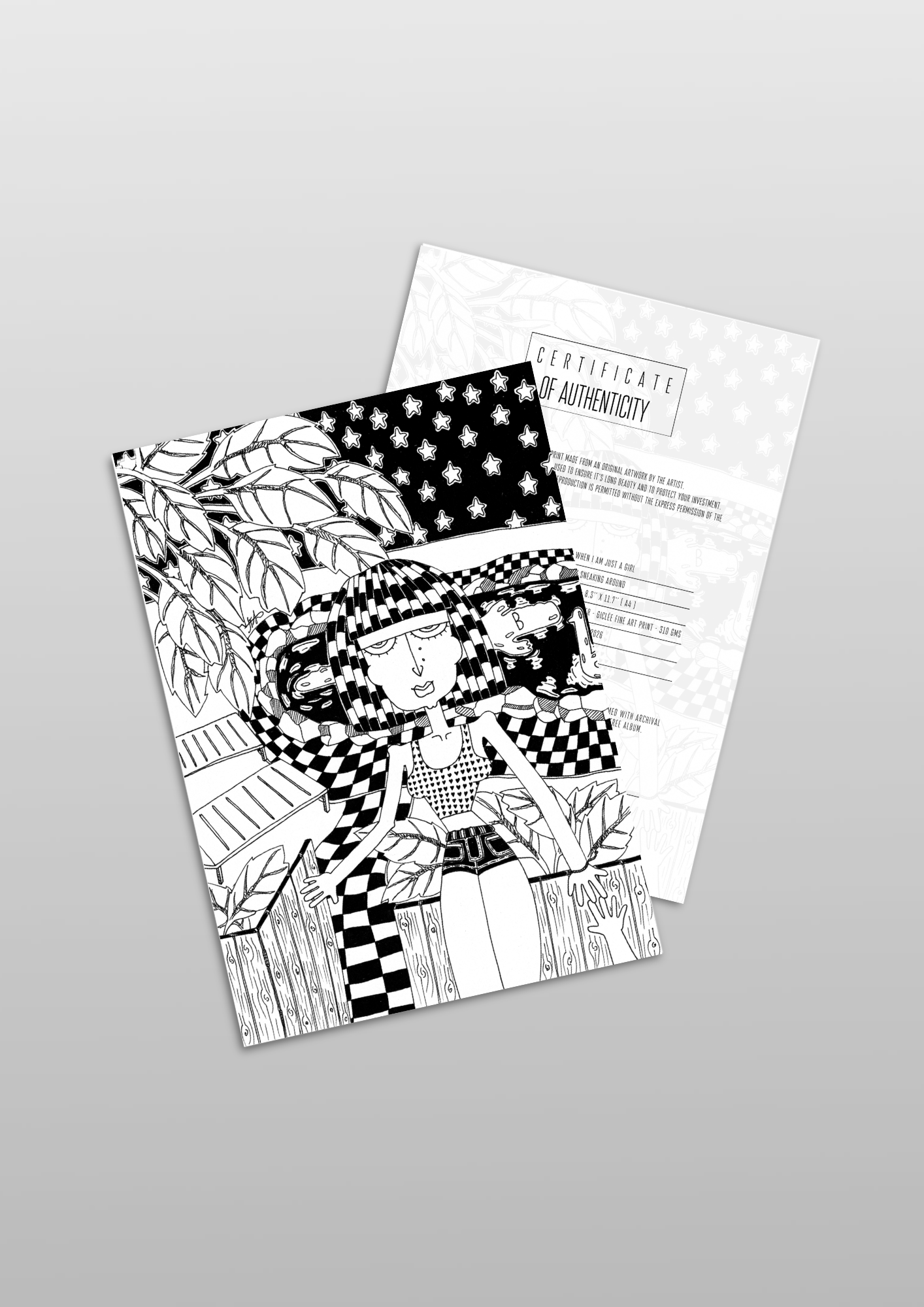 #97 Sneaking around - Gilcèe Print