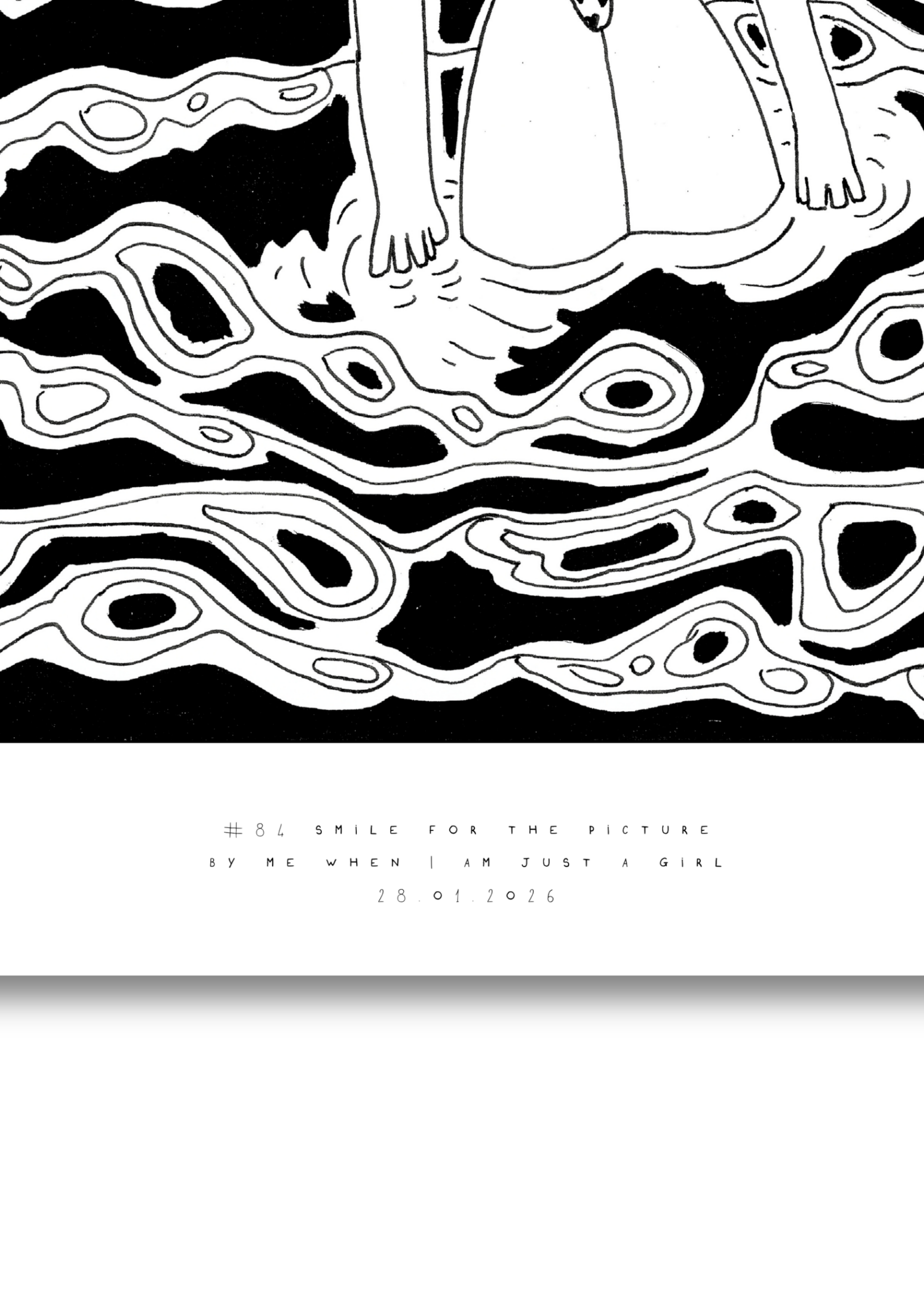 #84 - Smile for the picture - Semi-Glossy Paper Post