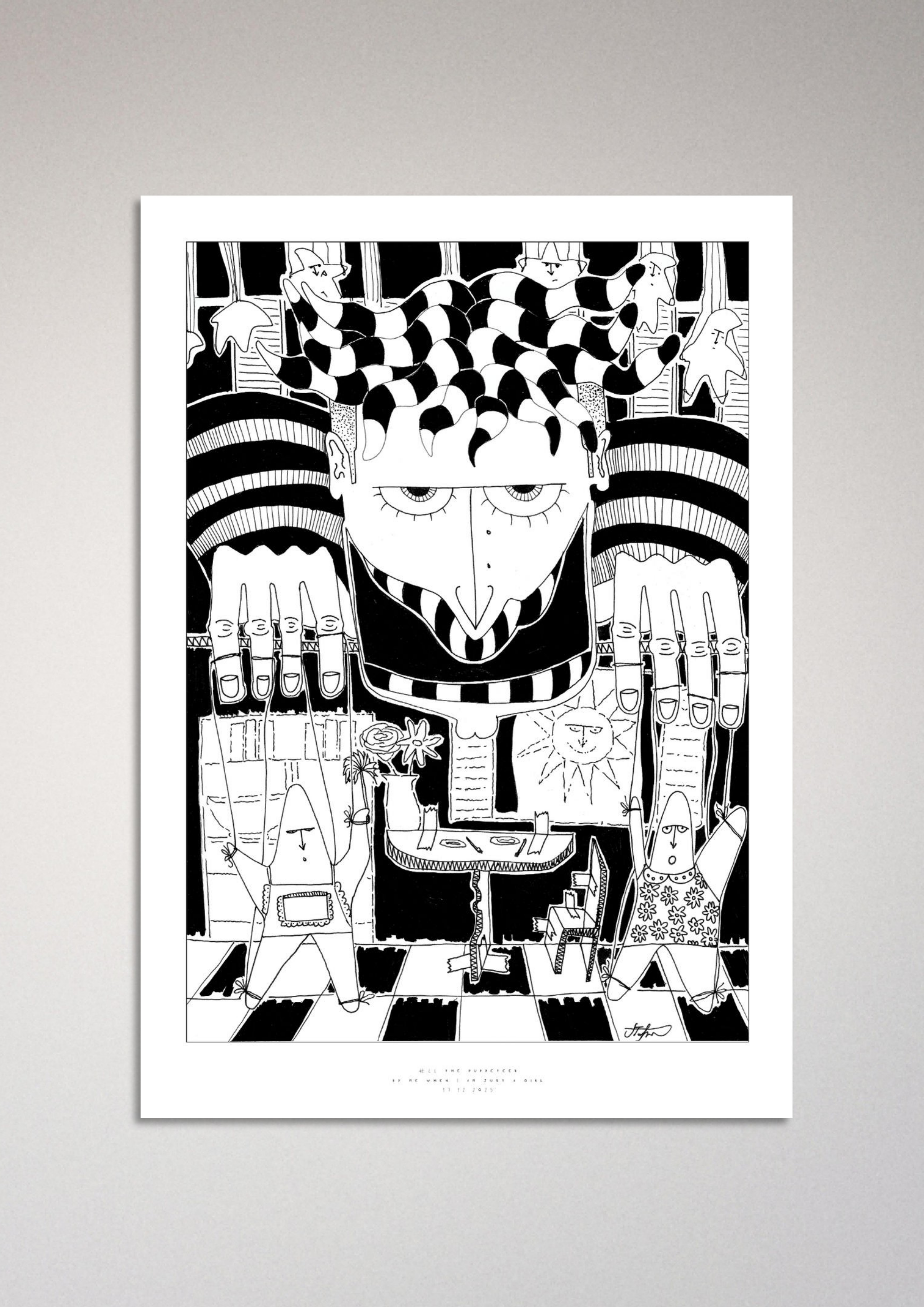 #44 The puppeteer - Semi-Glossy Paper Poster