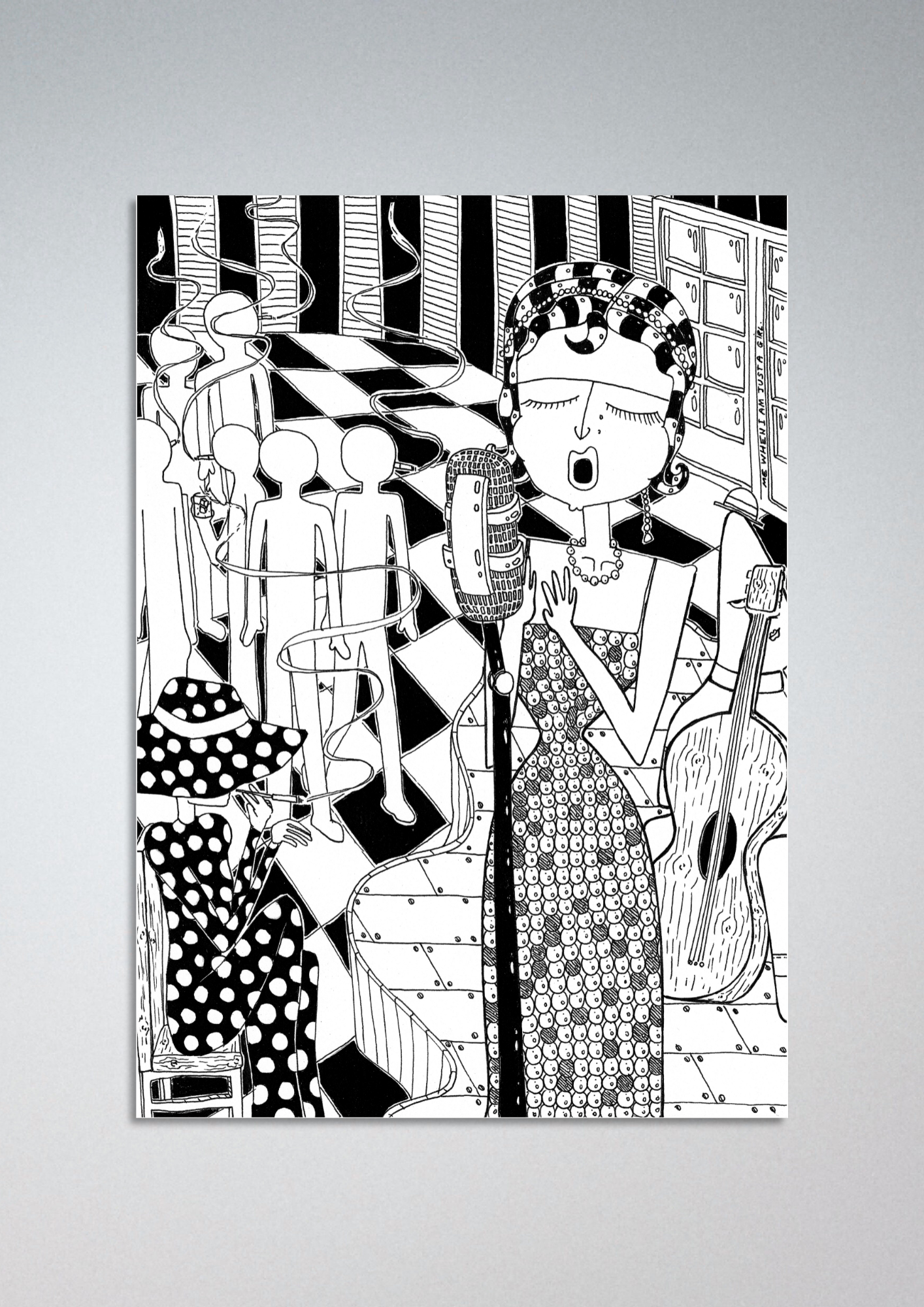 #123 The Singer - Giclèe Print