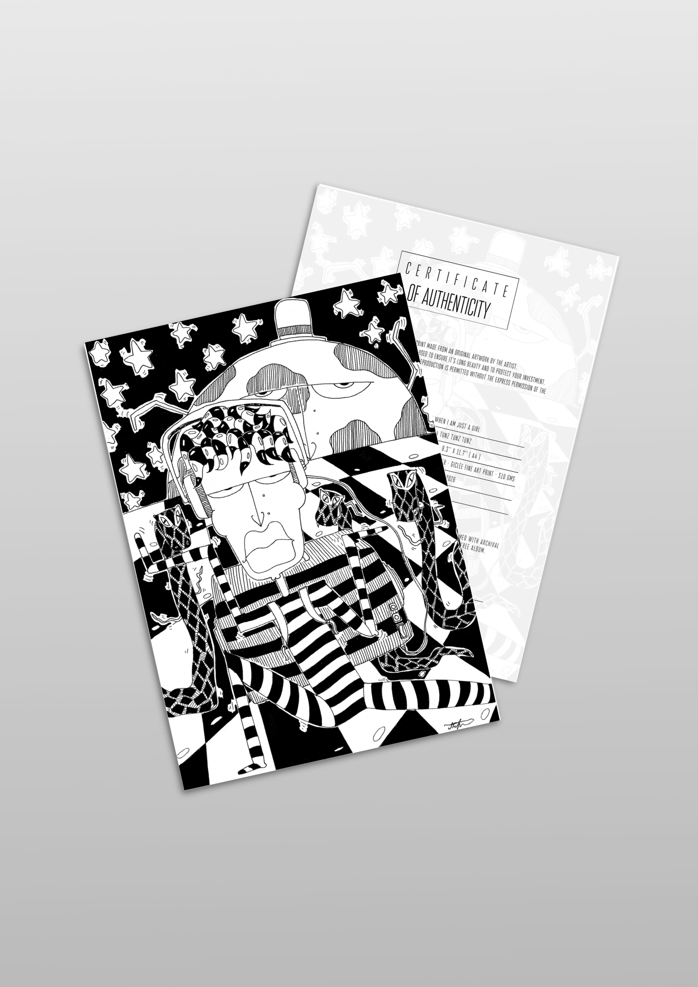 #64 Tunz Tunz Tunz - Gilcèe Print