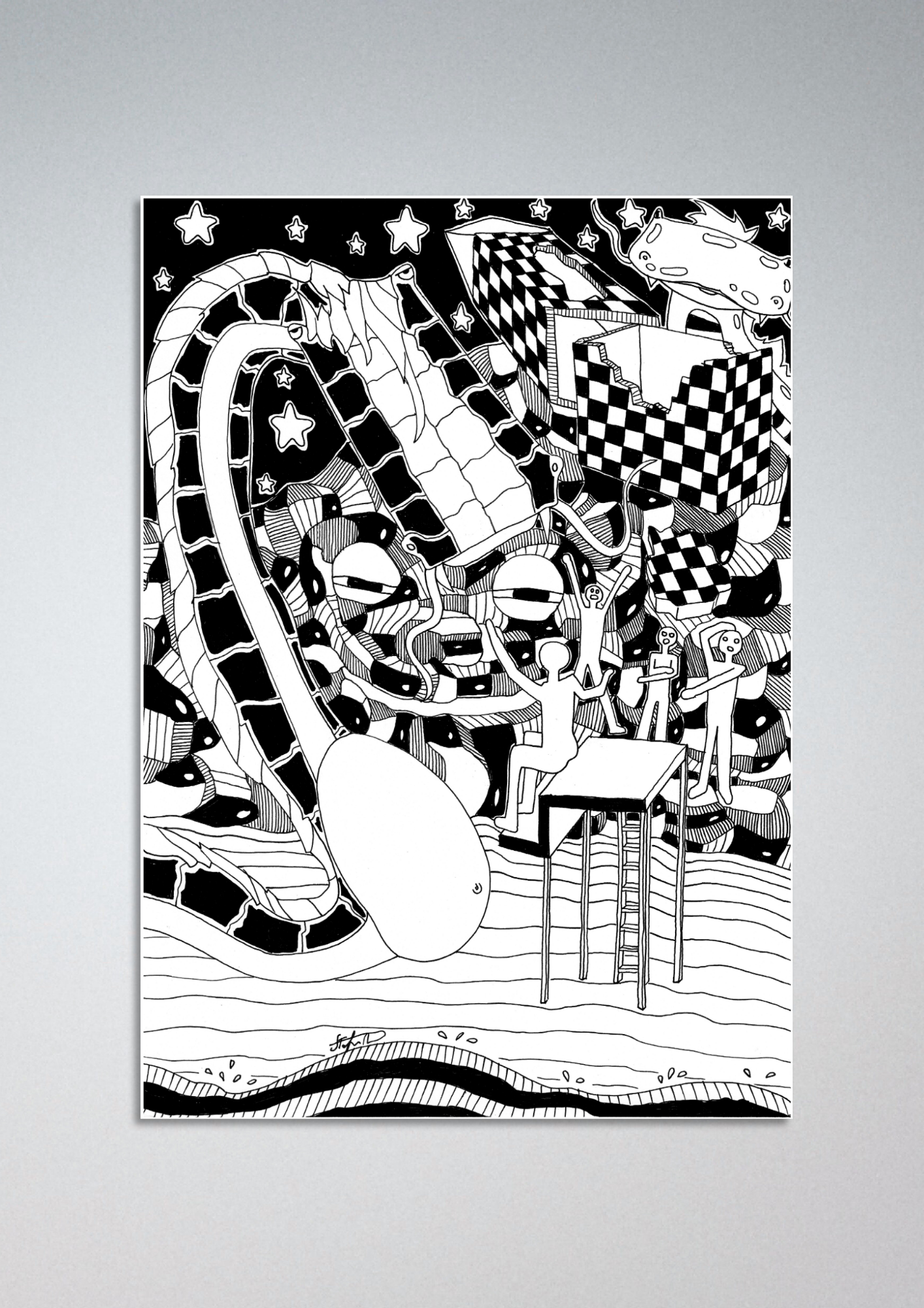 #60 O my god I told you I am sorry - Gilcèe Print