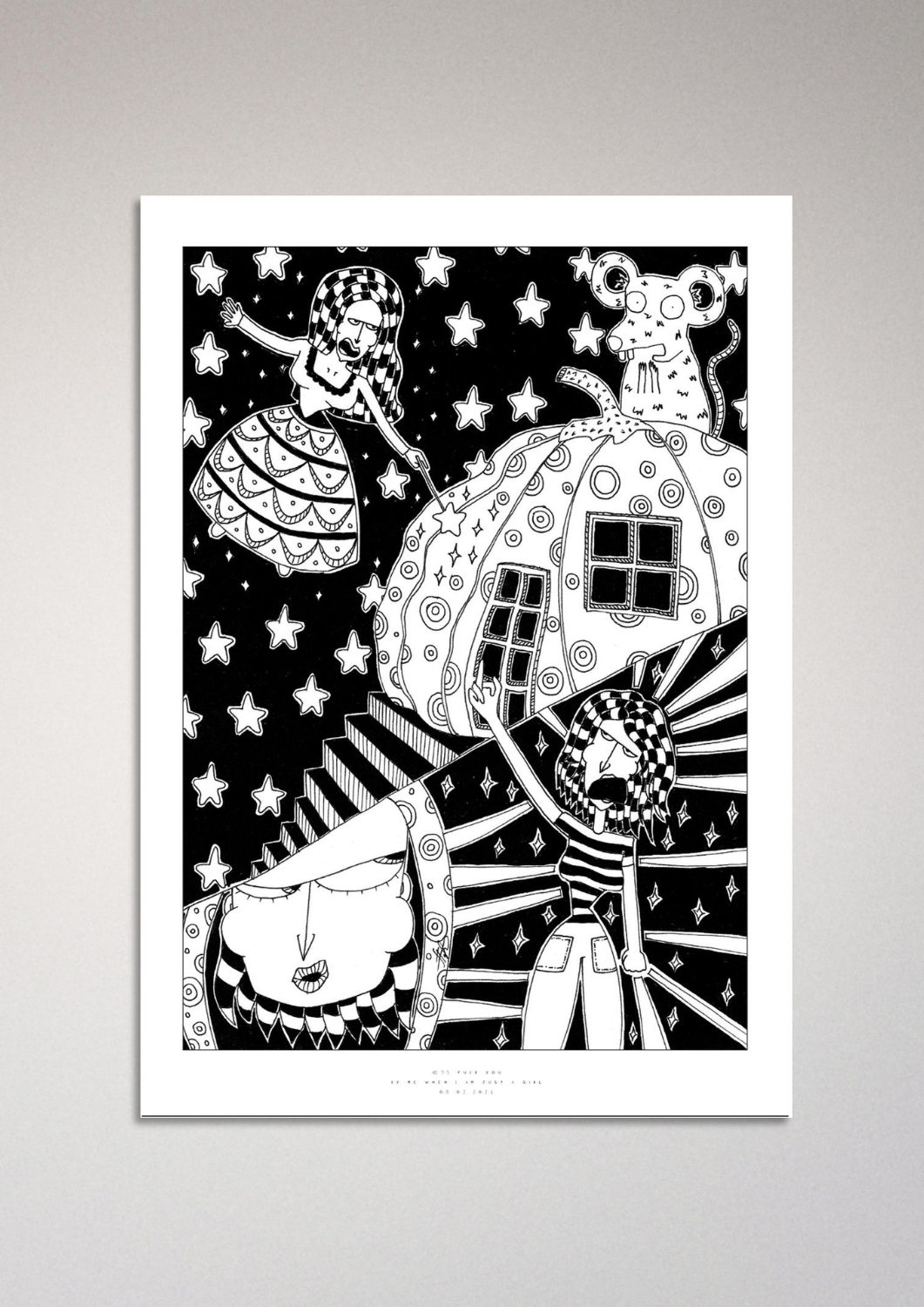 #95 - F*ck you - Semi-Glossy Paper Post