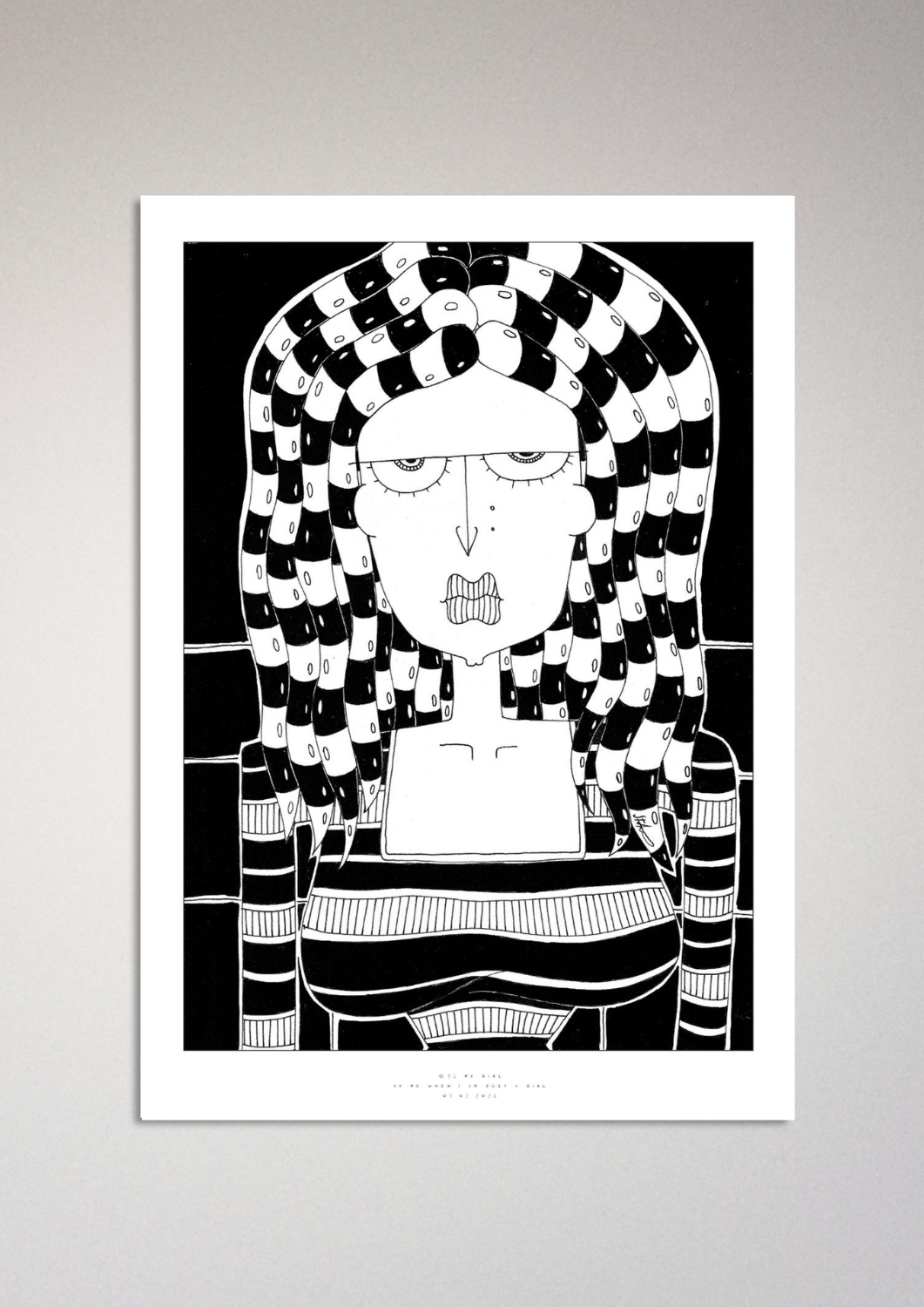 #94 - My girl - Semi-Glossy Paper Post