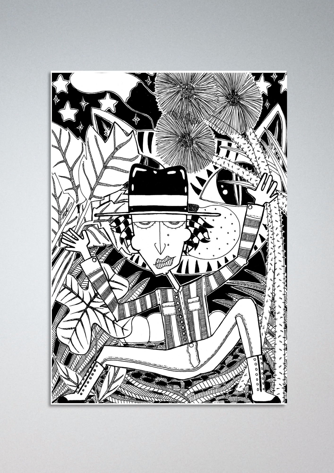 #80 Exploring the garden - Gilcèe Print