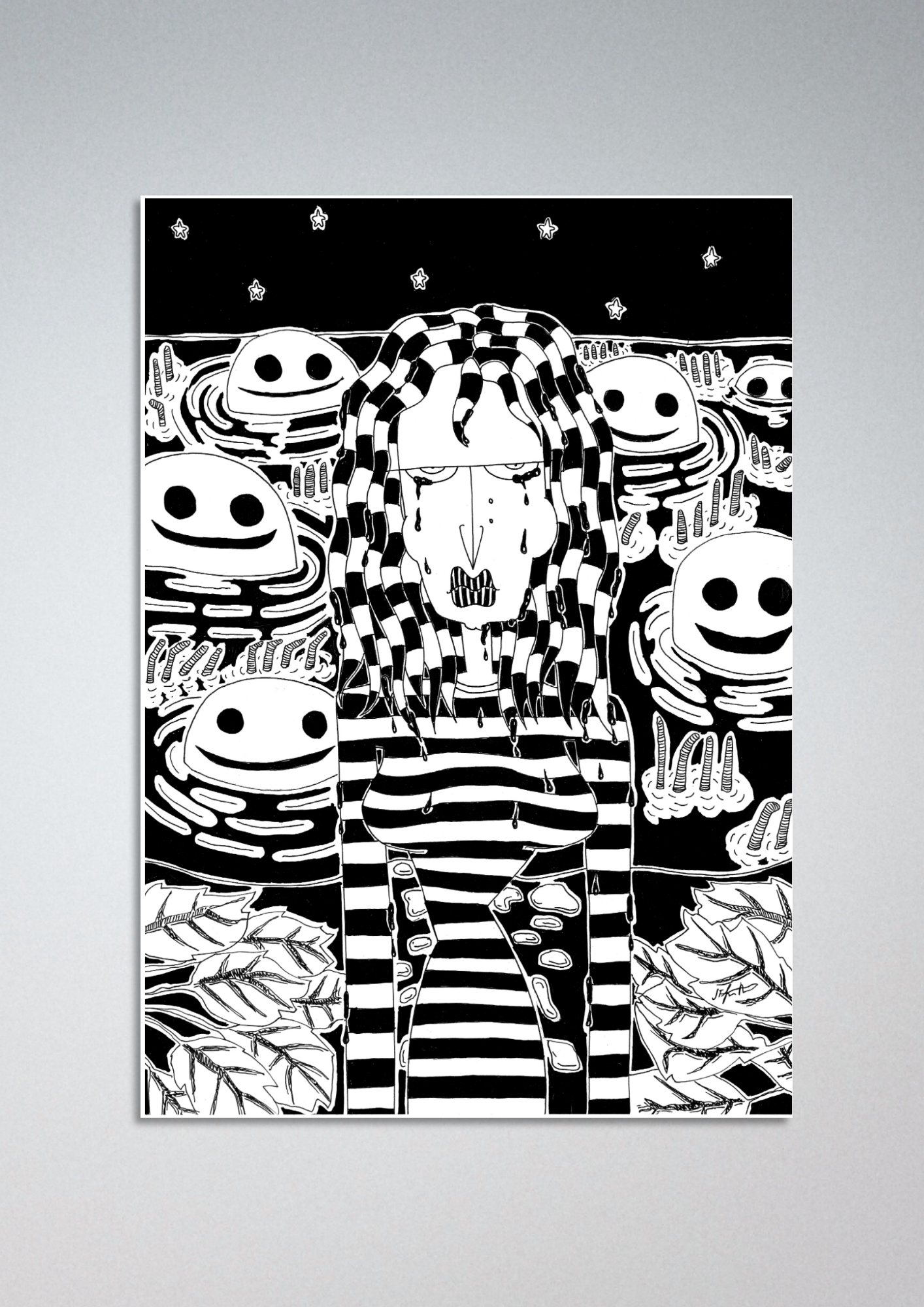 #83 Lake of self doubt - Gilcèe Print