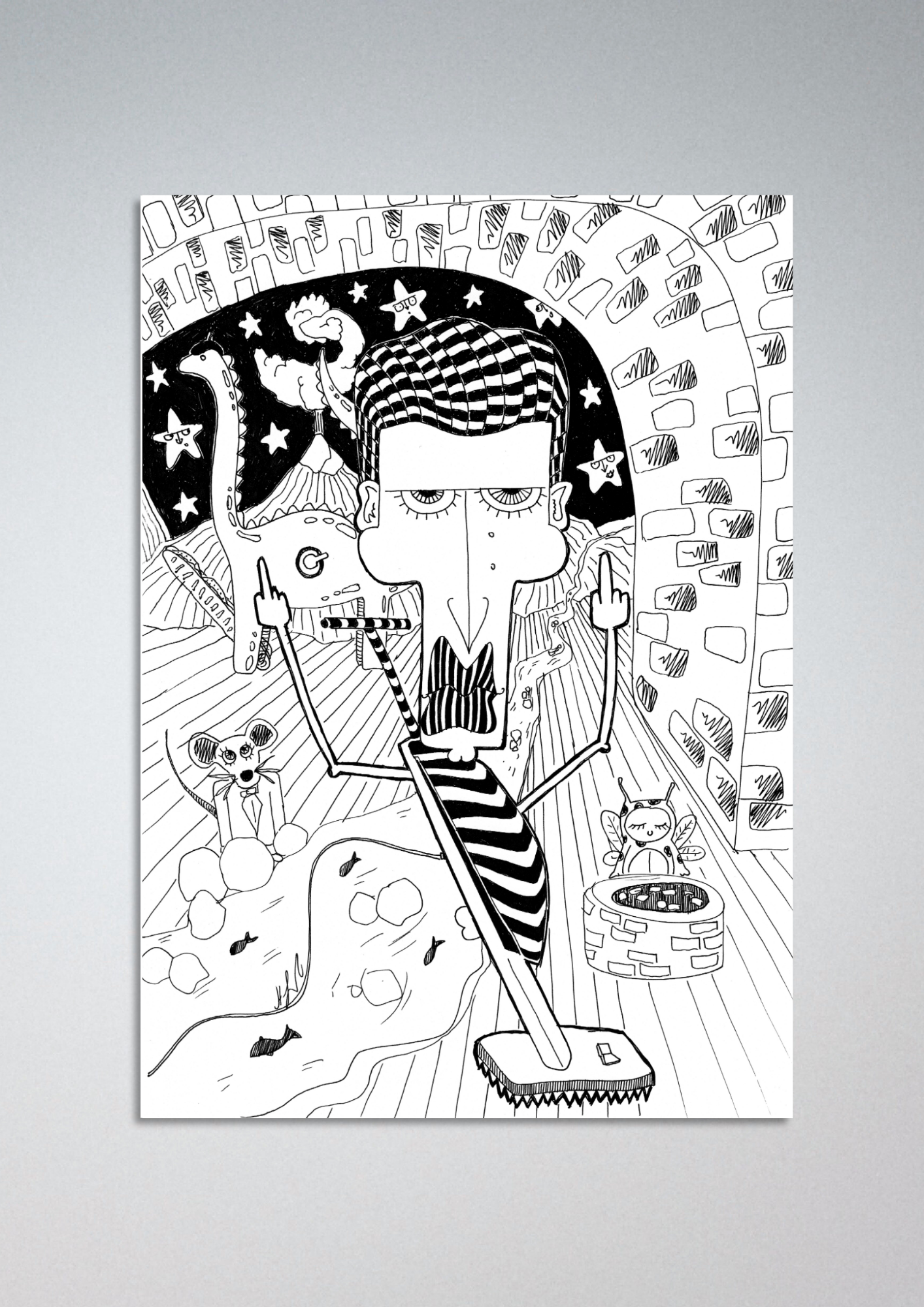 #11 This is weird but I know I that I can get weirder - Gilcèe Print