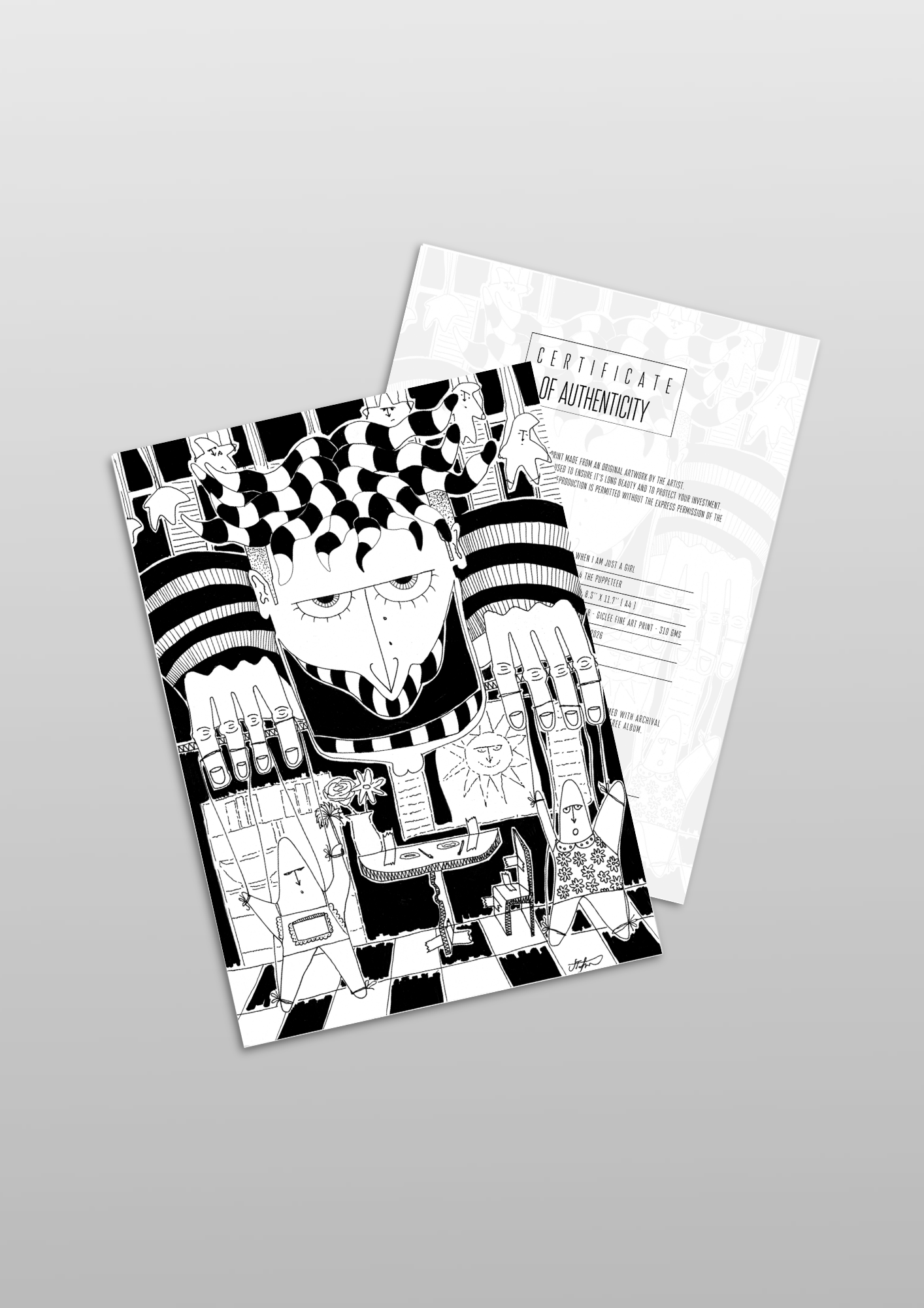 #44 The pupeteer - Gilcèe Print