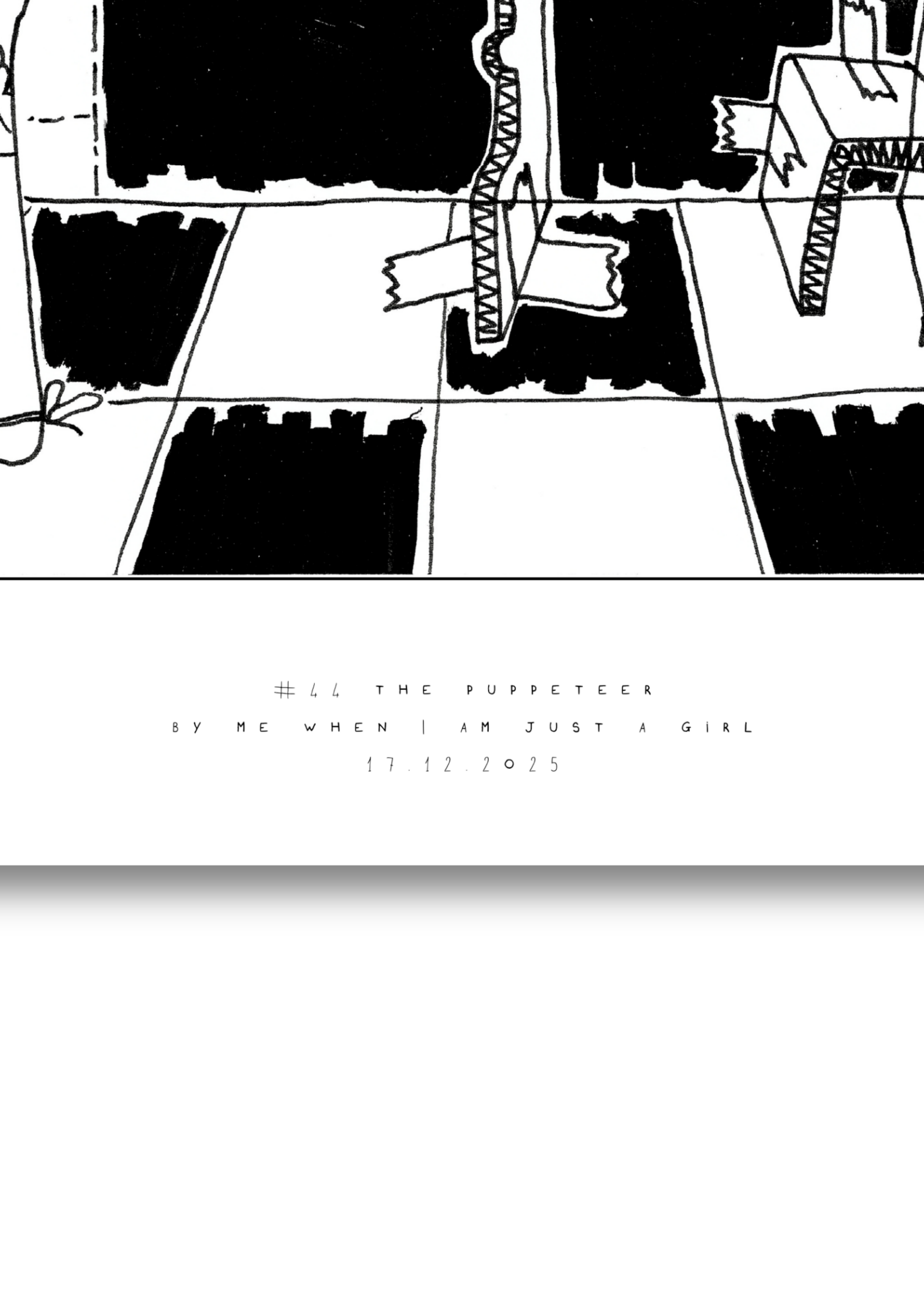 #44 The puppeteer - Semi-Glossy Paper Poster