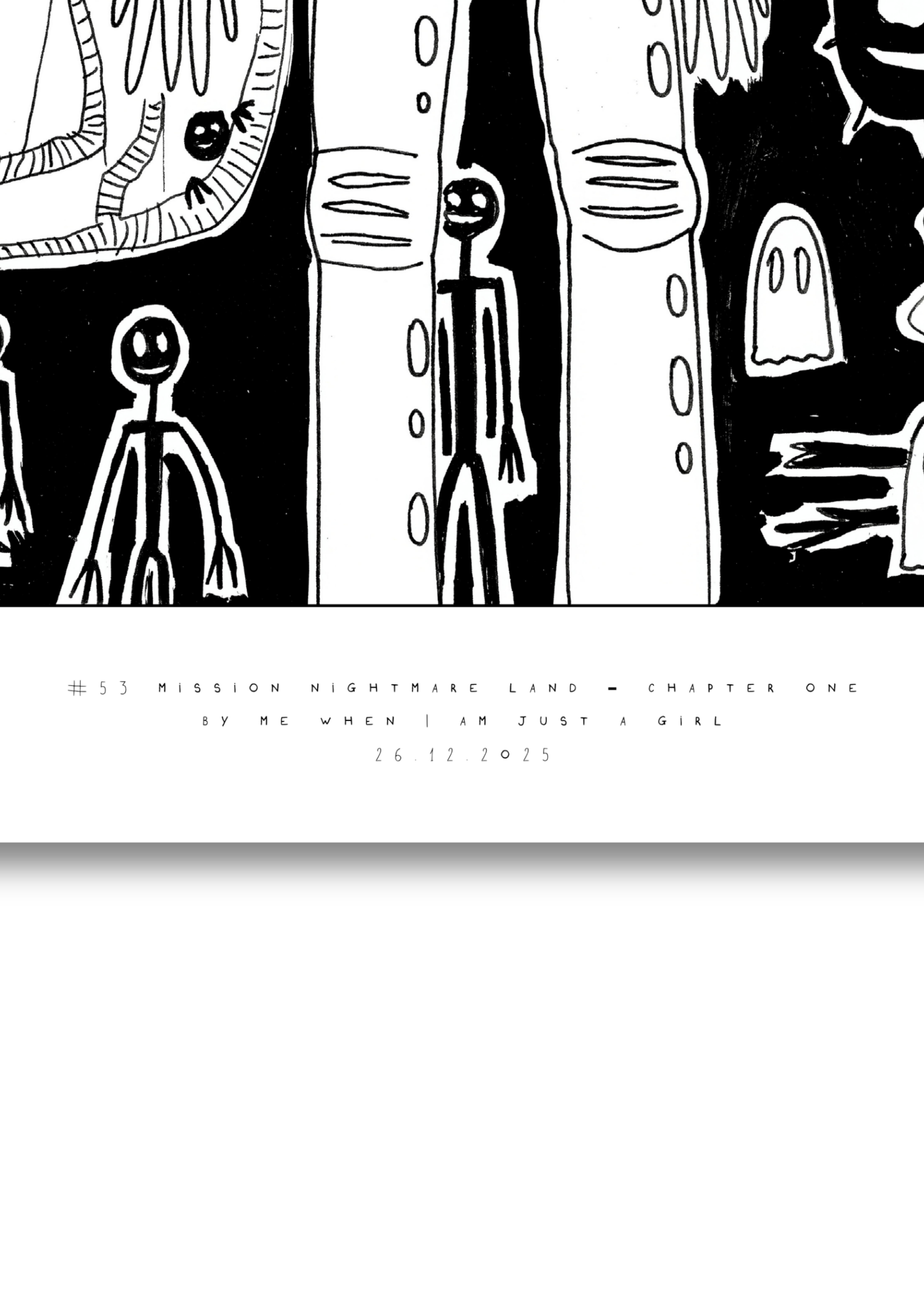 #53 Mission nightmare land - chapter one - Semi-Glossy Paper Poster