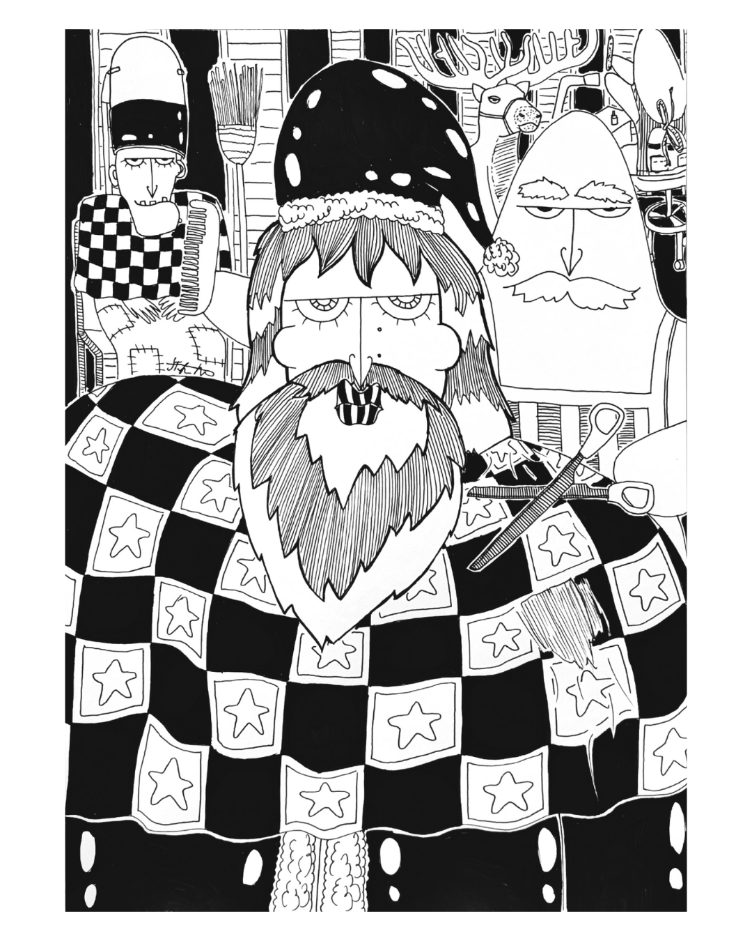 #52 The christmas barber stars shop