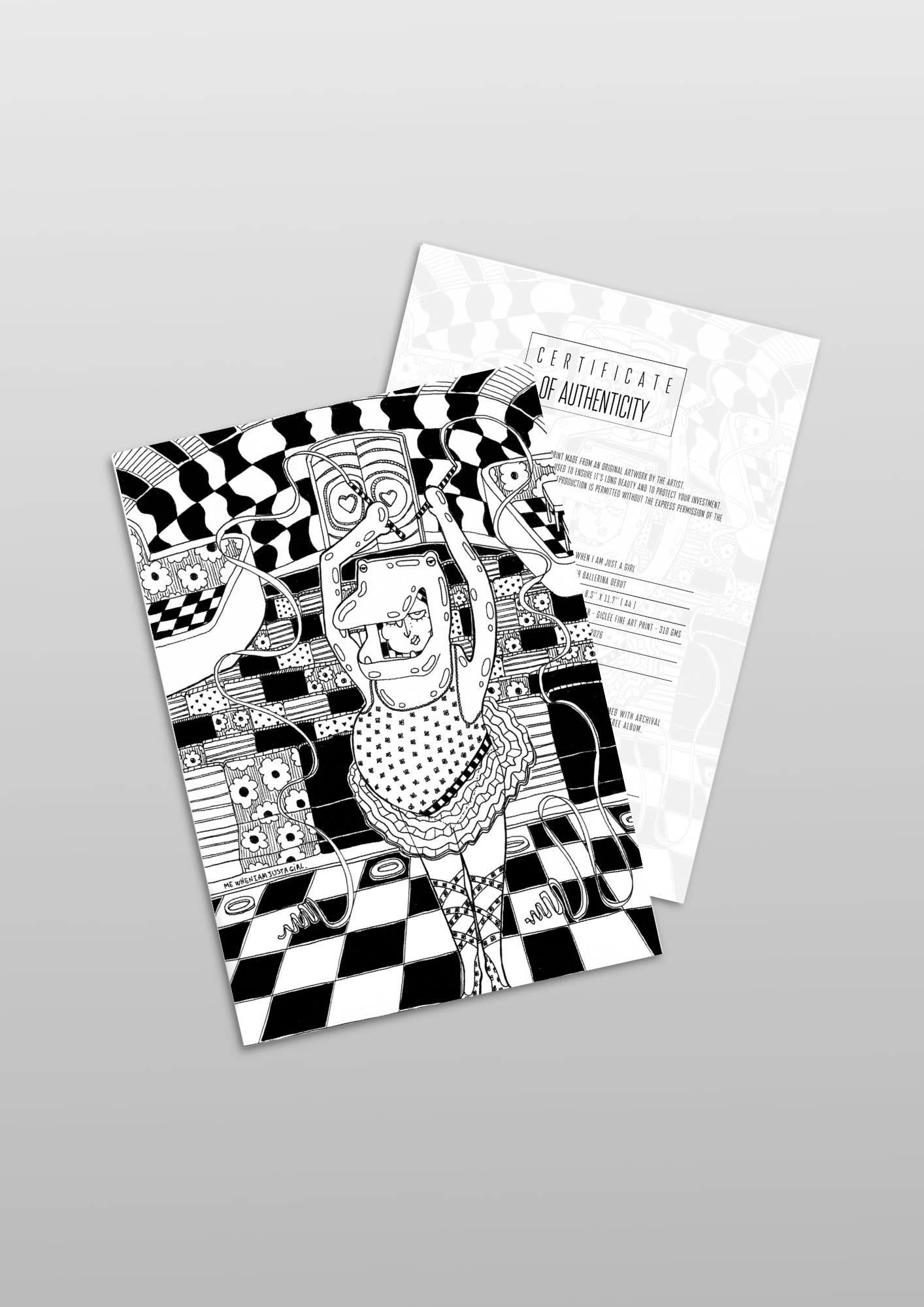 #108 Ballerina debut- Gilcèe Print