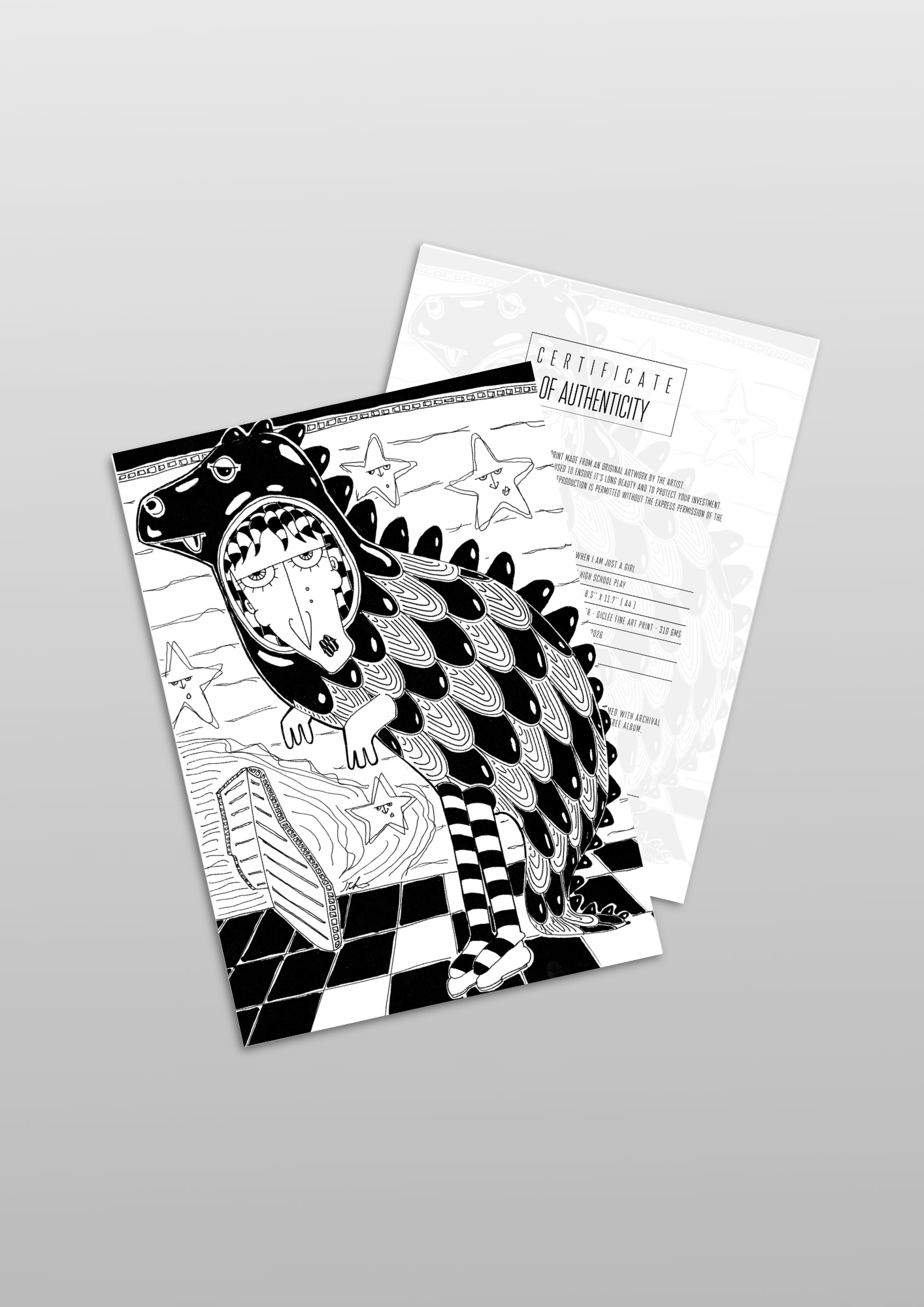 #28 High school play - Gilcèe Print