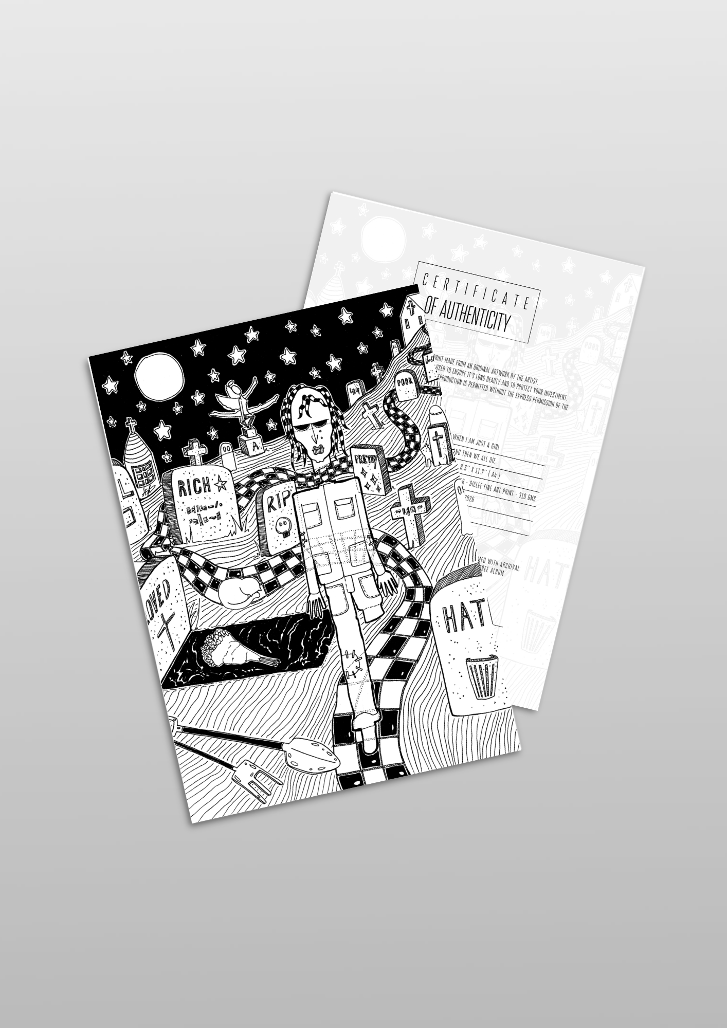 #81 And then we all die - Gilcèe Print